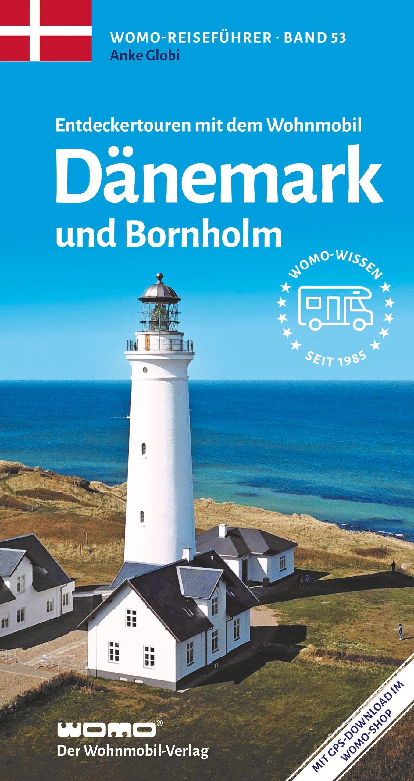 Vorderes Coverbild Entdeckertouren mit dem Wohnmobil Dänemark mit Bornholm