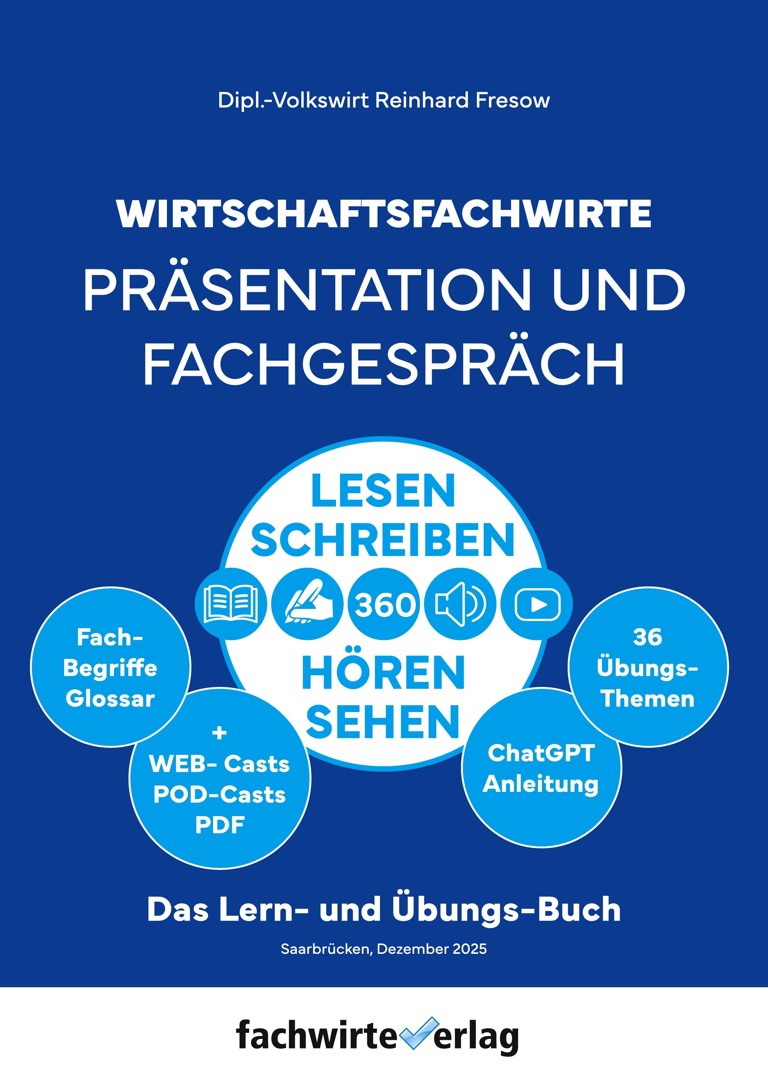 Vorderes Coverbild Wirtschaftsfachwirte - Präsentation und Fachgespräch