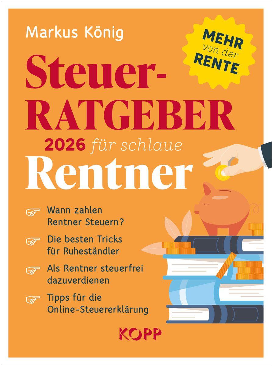 Vorderes Coverbild Steuerratgeber 2026 für schlaue Rentner