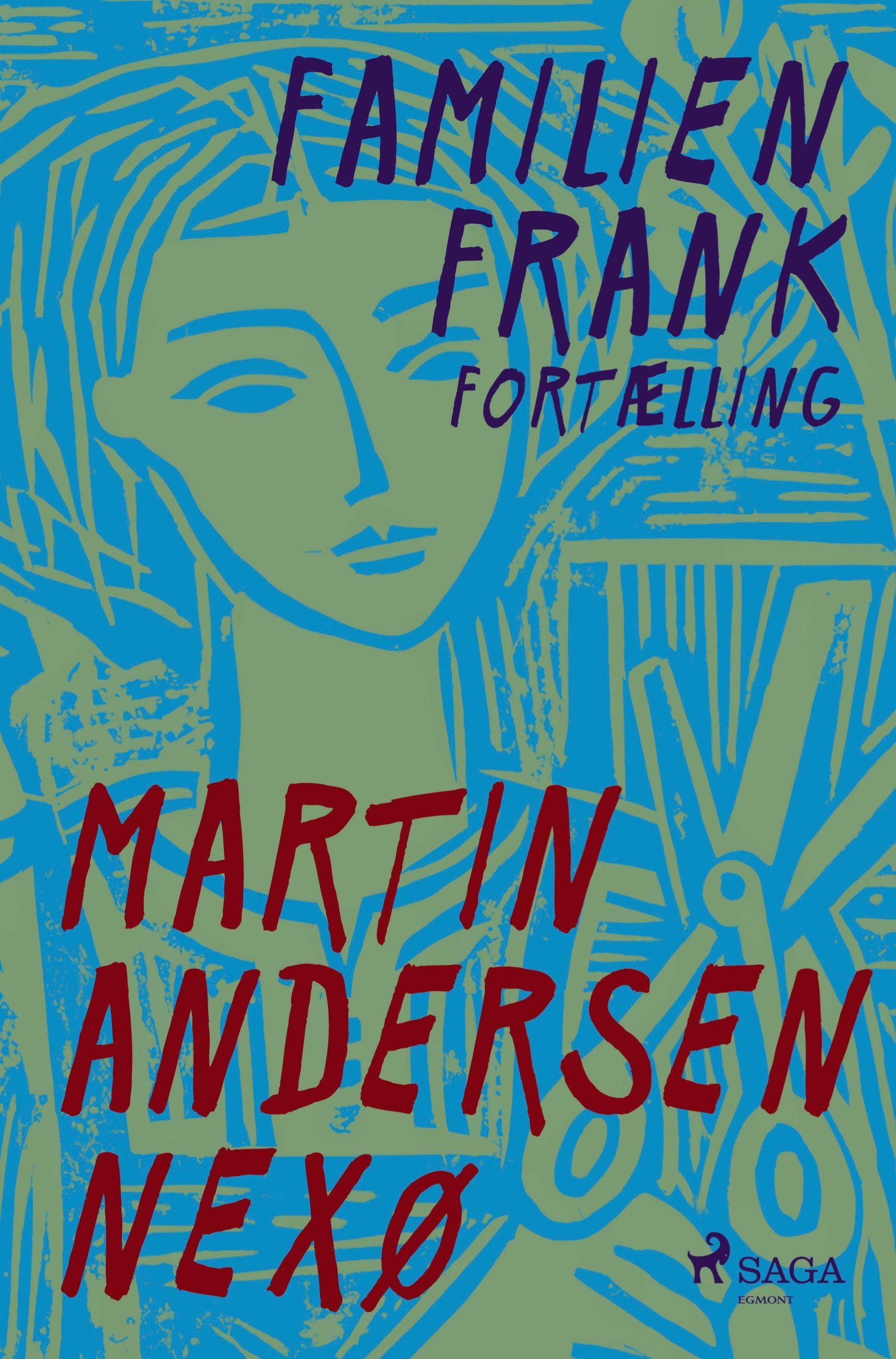 Vorderes Coverbild Familien Frank. Fortælling