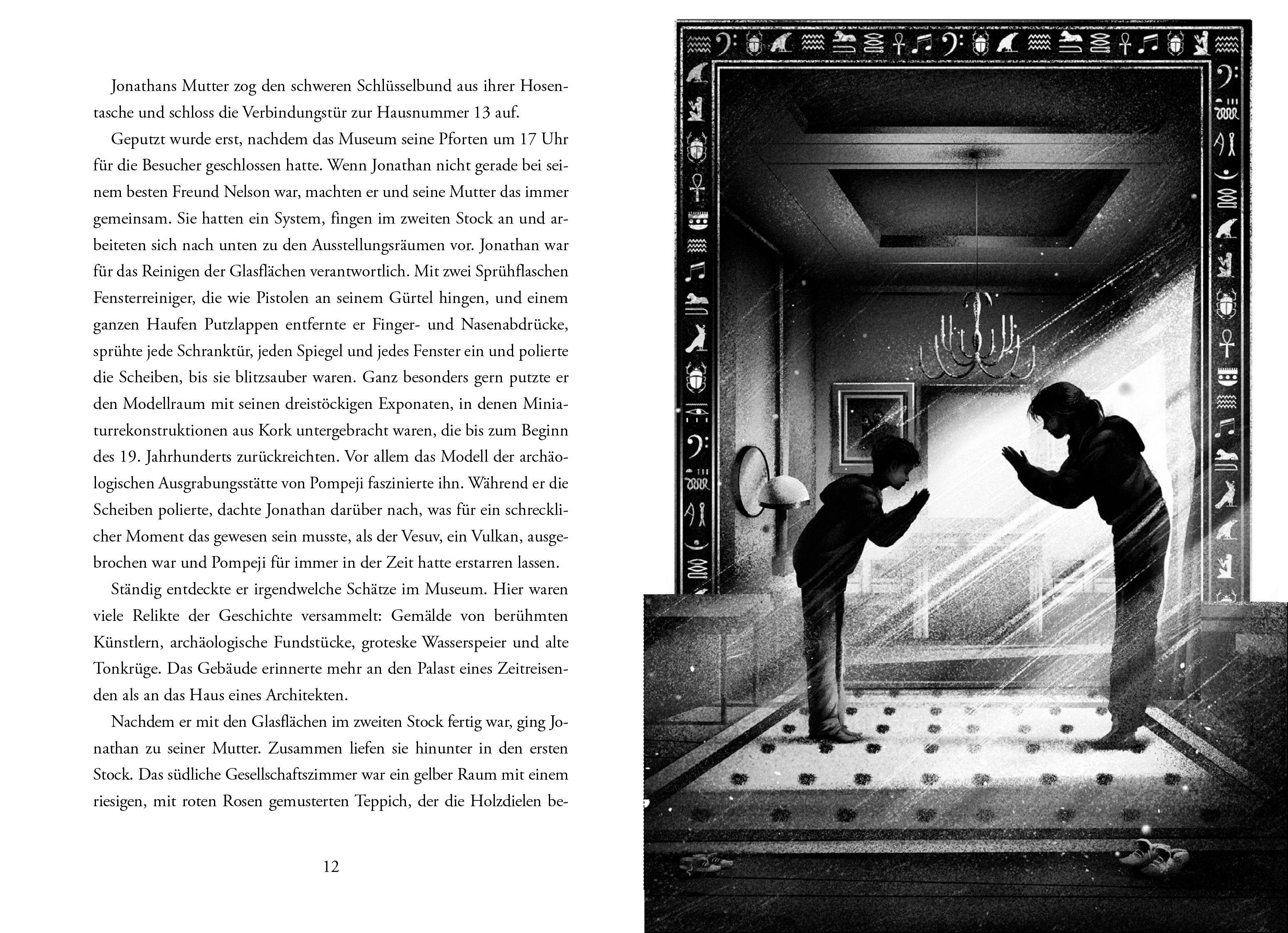 Beispielinhalt (Bild) Jonathan Clock (Band 1) - Die Rache des Pharao