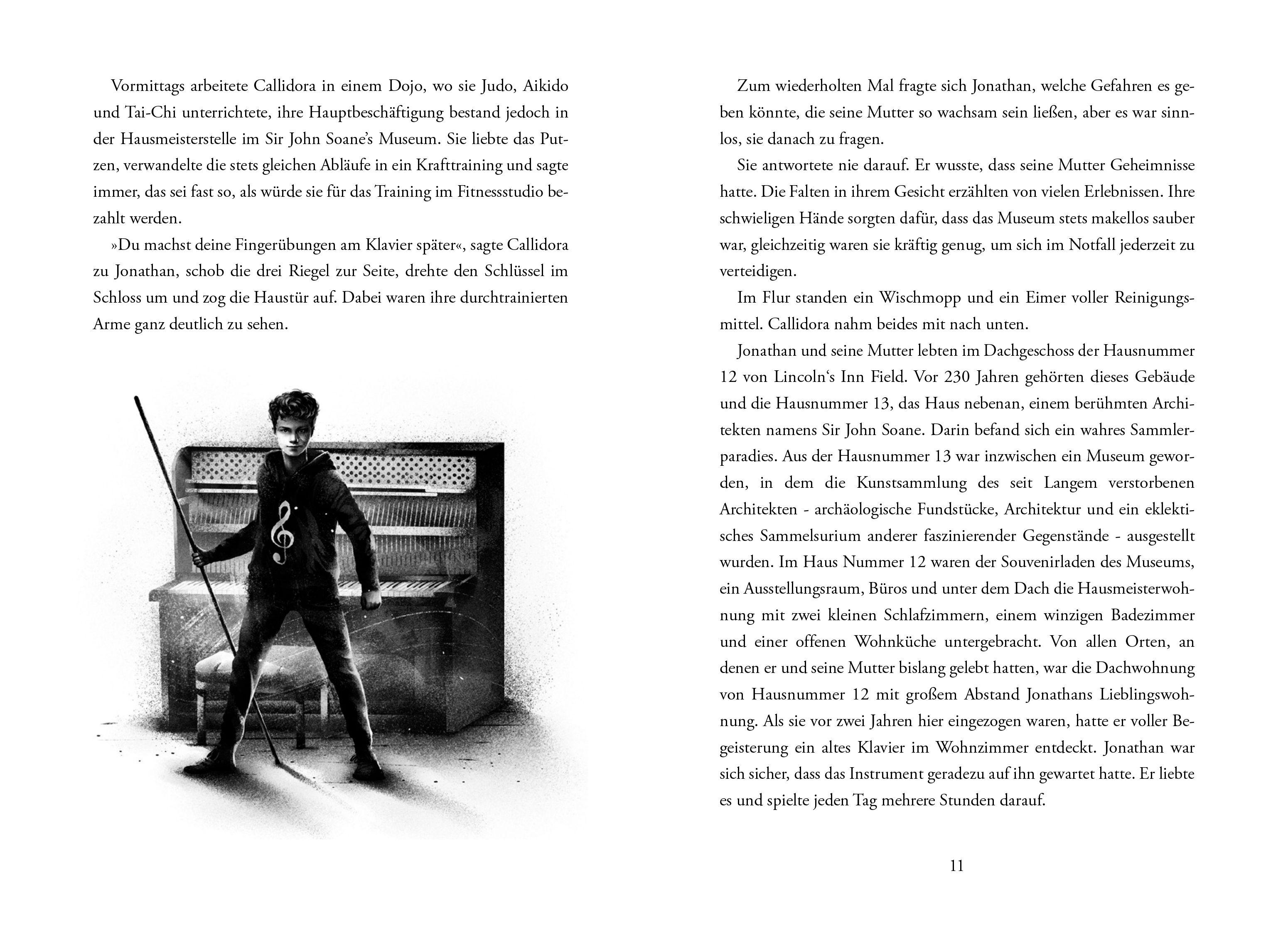 Beispielinhalt (Bild) Jonathan Clock (Band 1) - Die Rache des Pharao