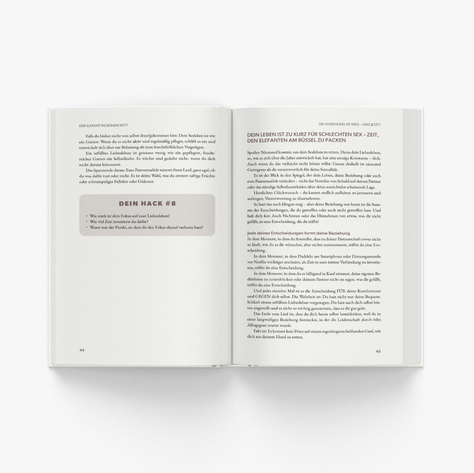 Beispielinhalt (Bild) Der Elefant in deinem Bett