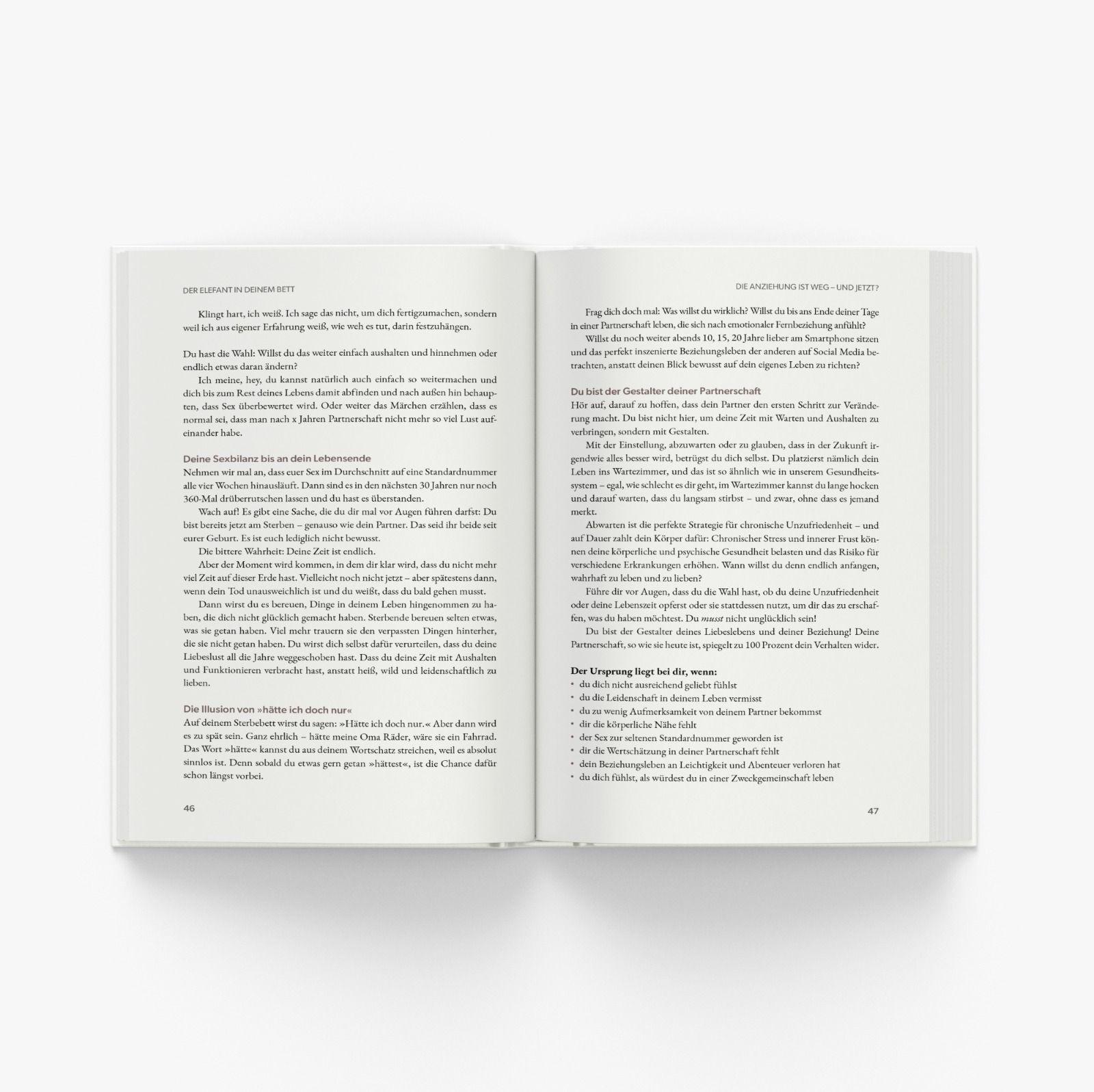 Beispielinhalt (Bild) Der Elefant in deinem Bett
