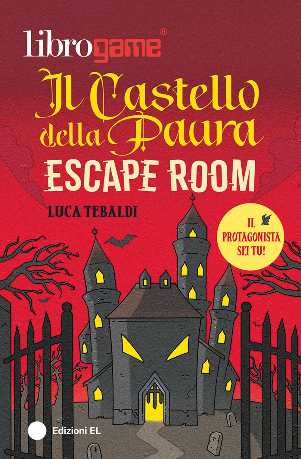 Vorderes Coverbild Librogame®. Escape Room. Il castello della paura