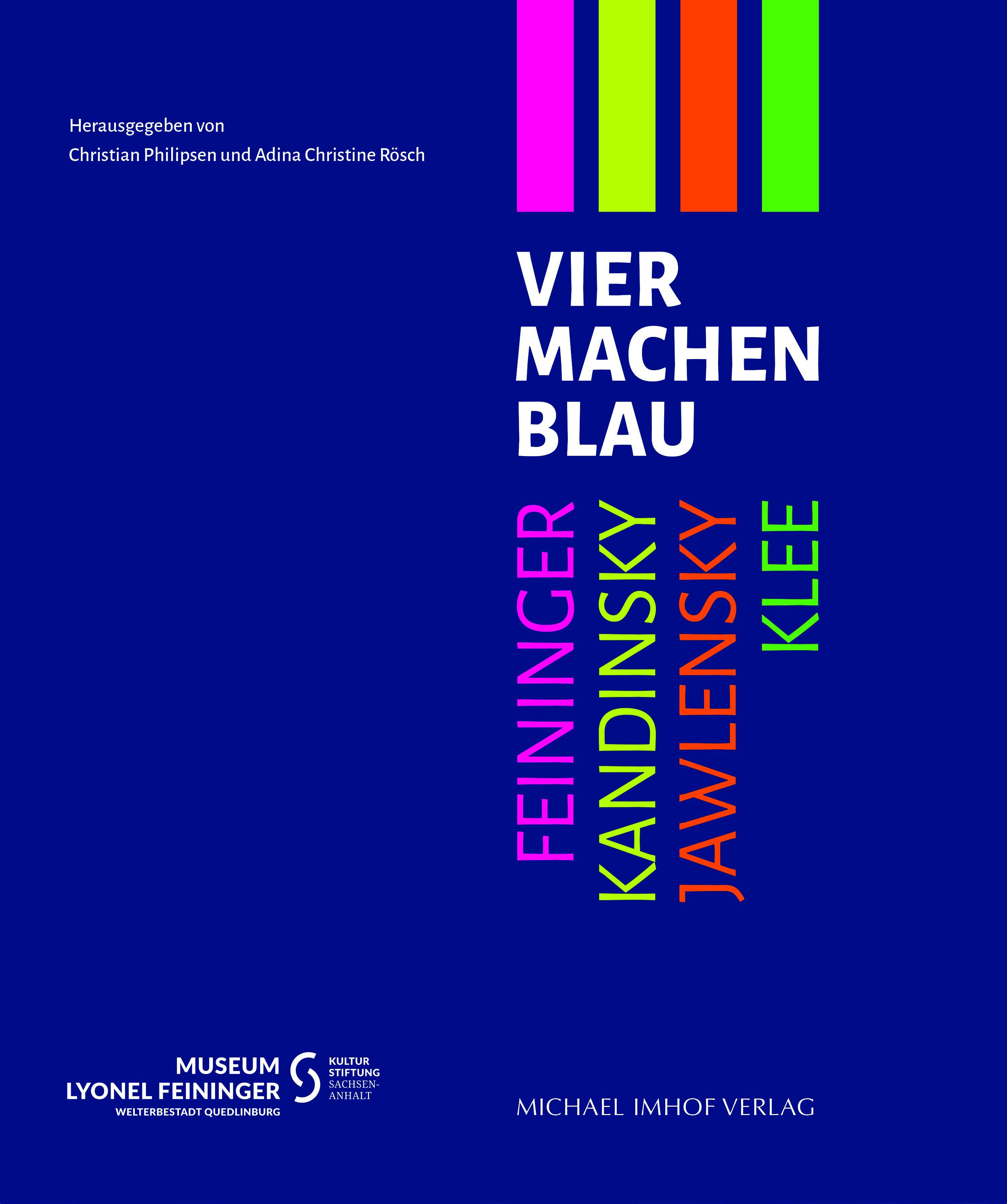 Vorderes Coverbild Vier machen Blau