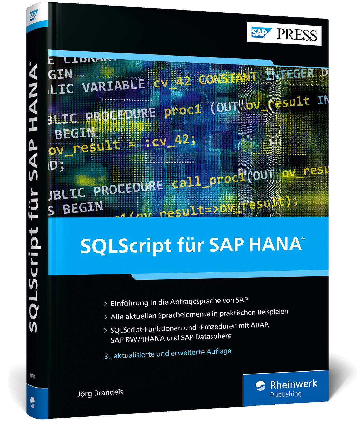 Vorderes Coverbild SQLScript für SAP HANA