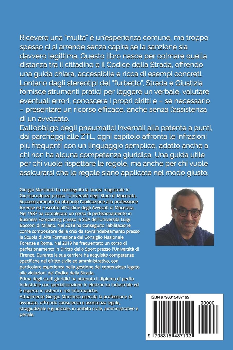 Rückseitencover STRADE E GIUSTIZIA