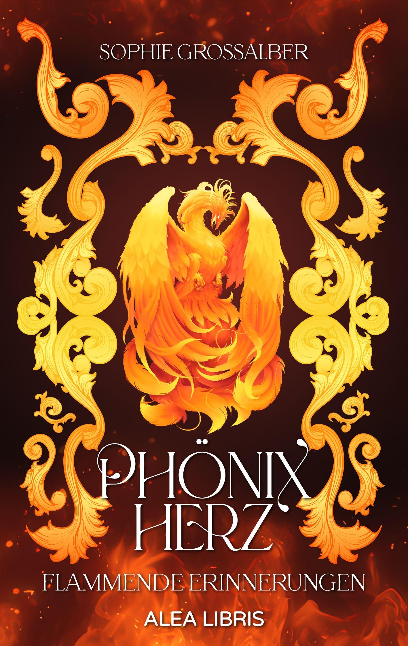 Vorderes Coverbild Phönixherz | Farbschnitt in der 1. Auflage