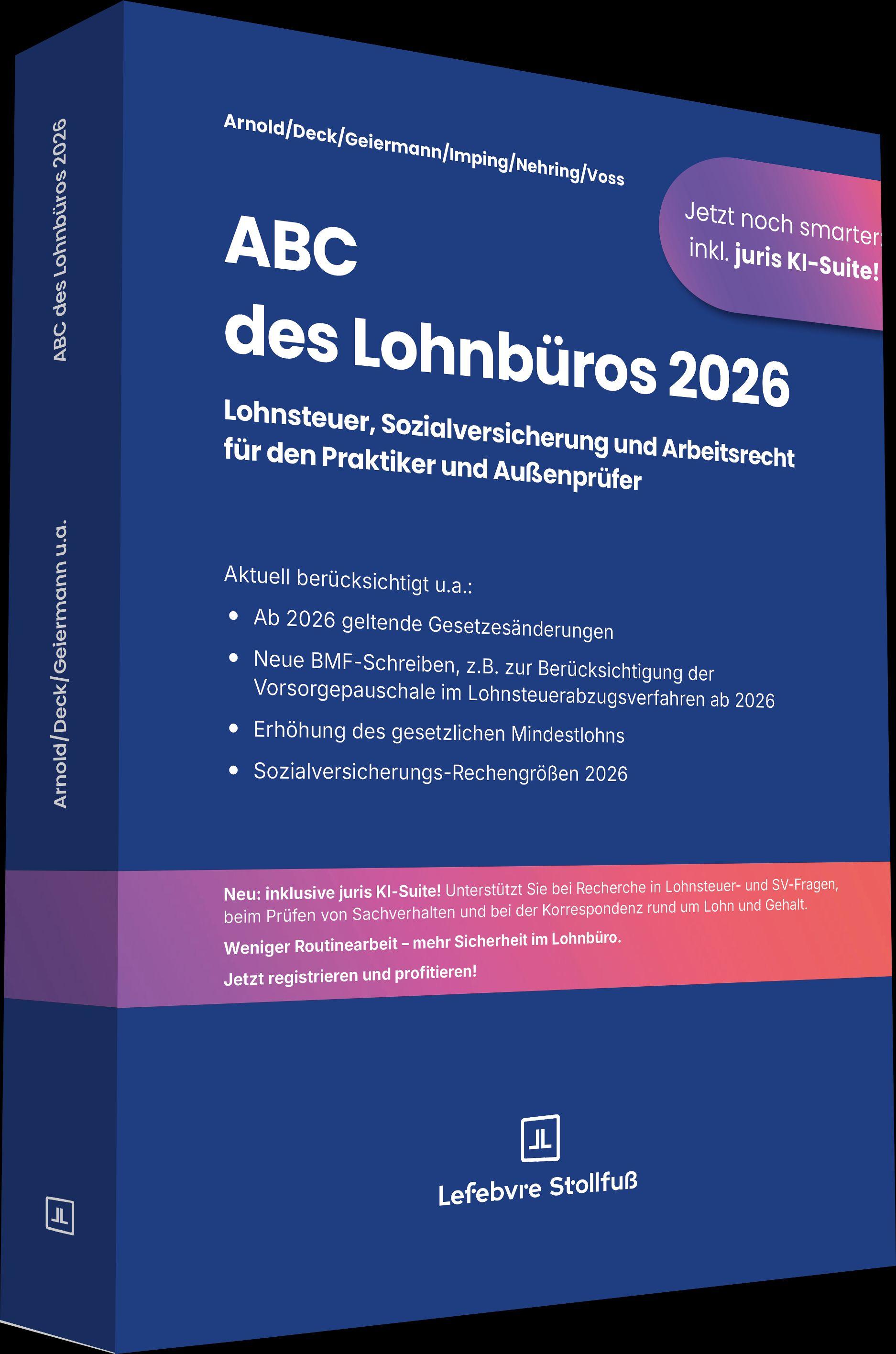 Vorderes Coverbild ABC des Lohnbüros 2026