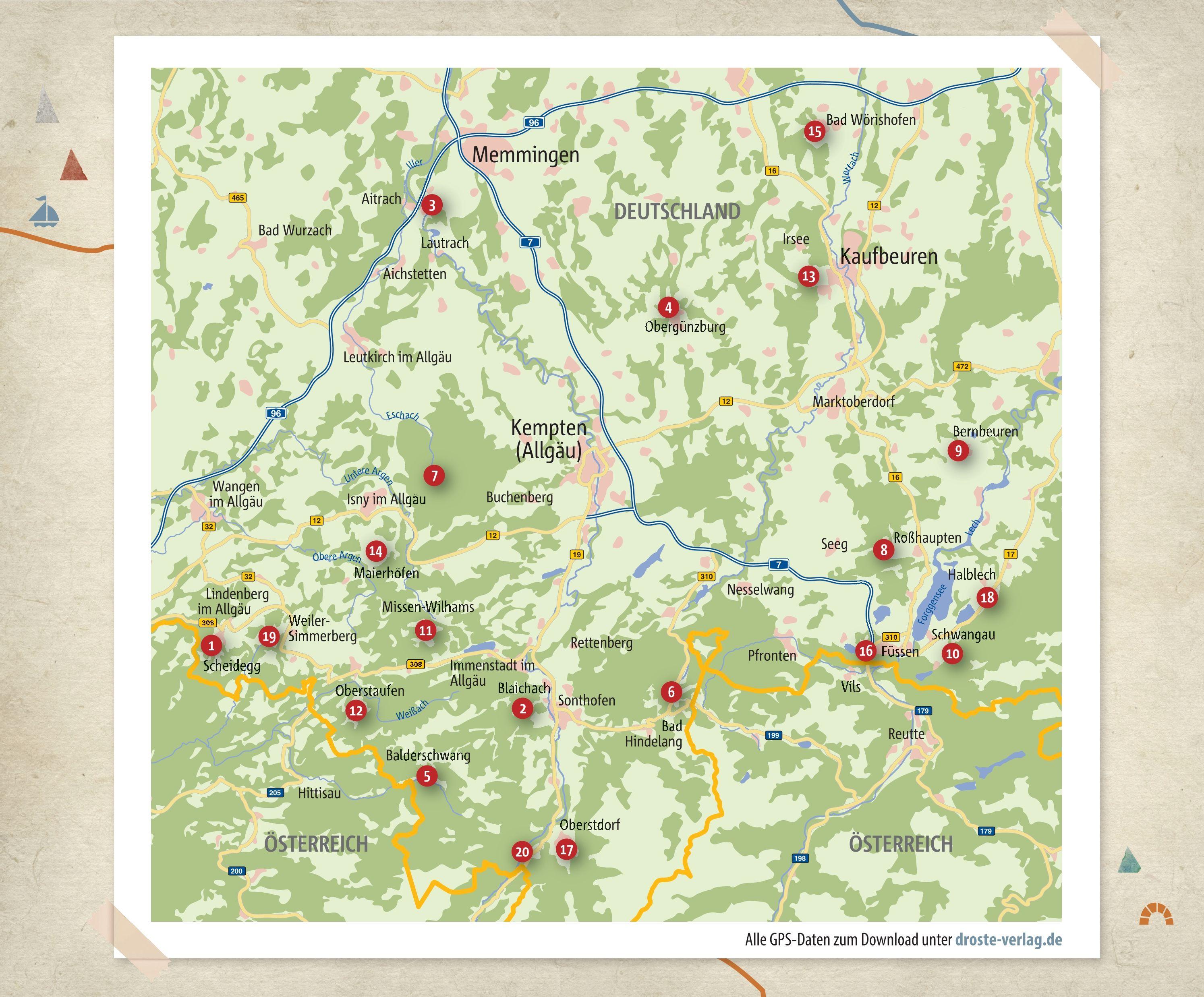 Beispielinhalt (Bild) Allgäu. Wandern für die Seele