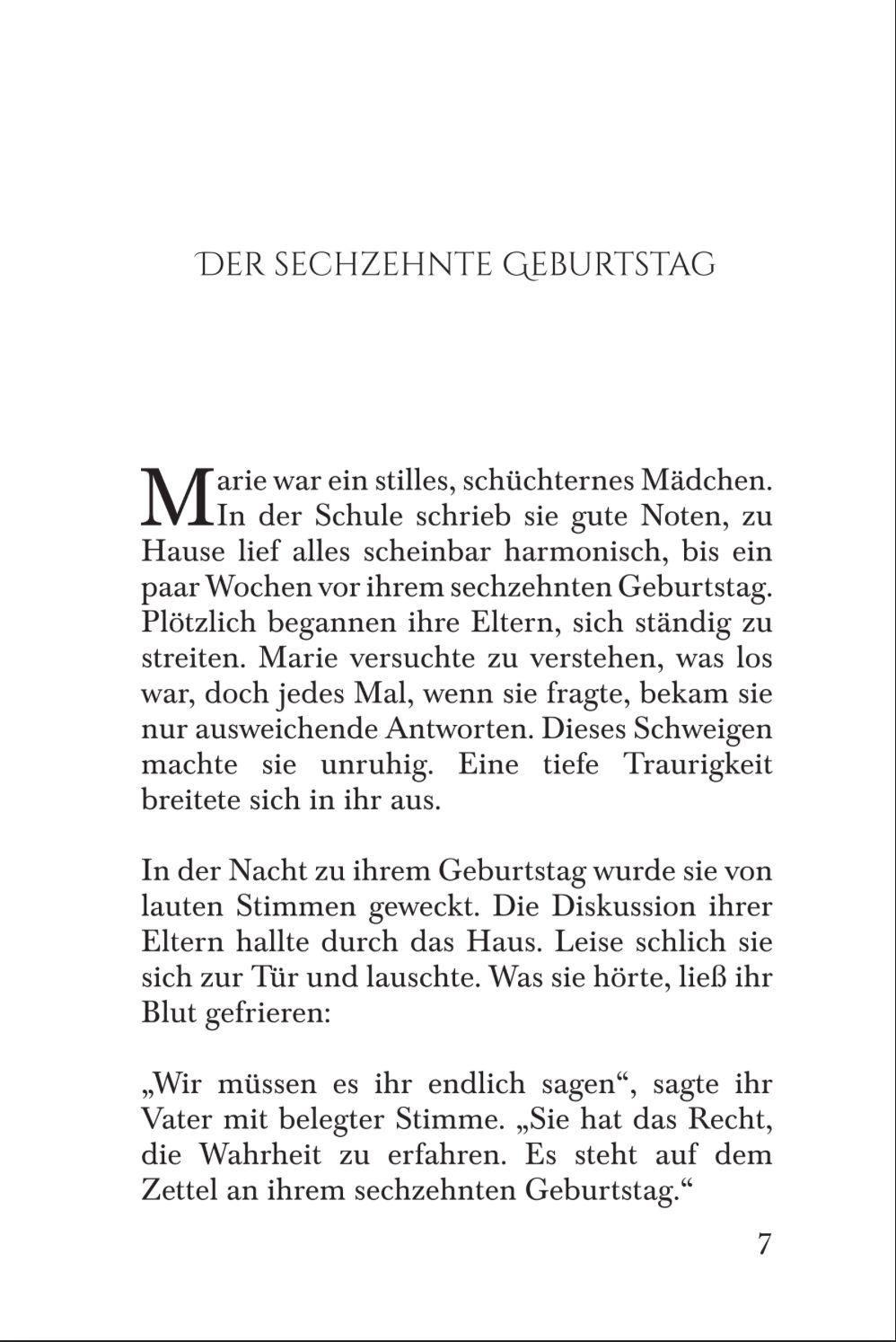 Beispielinhalt (Bild) Marie