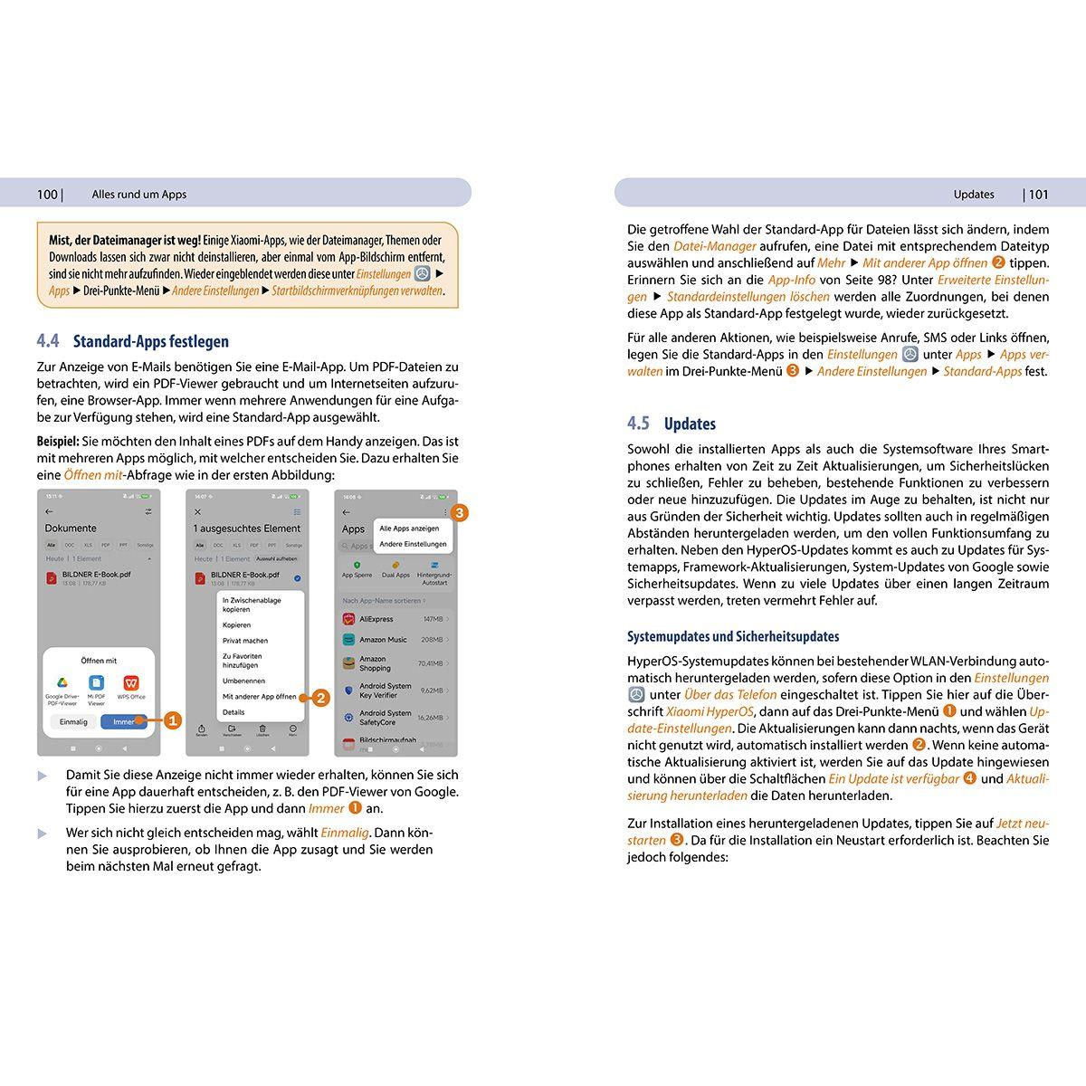 Beispielinhalt (Bild) Xiaomi, Redmi & POCO - Der schnelle Einstieg in HyperOS 3