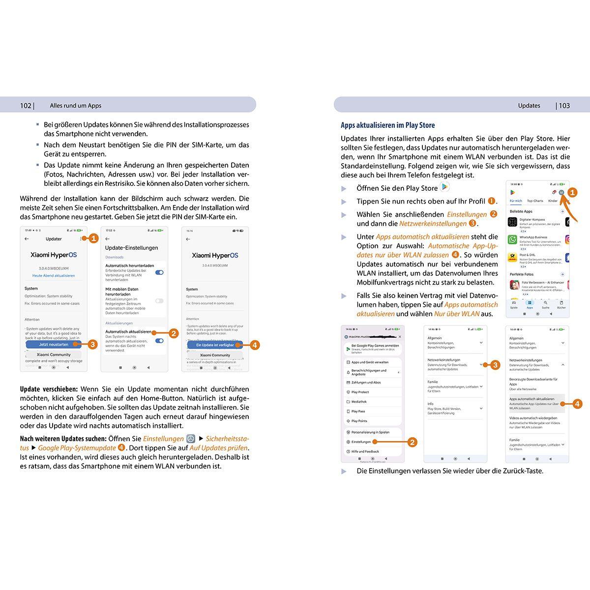 Beispielinhalt (Bild) Xiaomi, Redmi & POCO - Der schnelle Einstieg in HyperOS 3