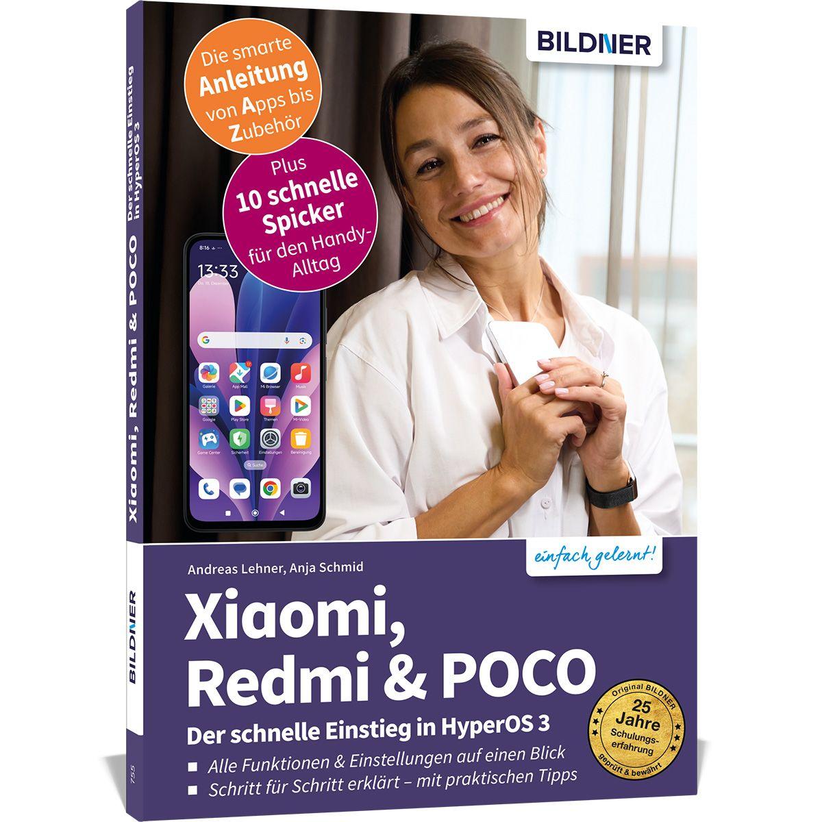 Vorderes Coverbild Xiaomi, Redmi & POCO - Der schnelle Einstieg in HyperOS 3