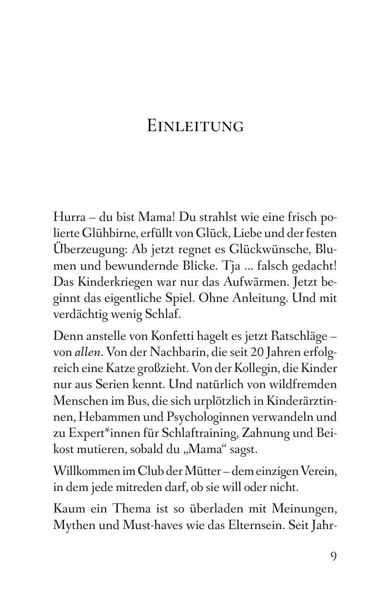 Beispielinhalt (Bild) Mama deluxe