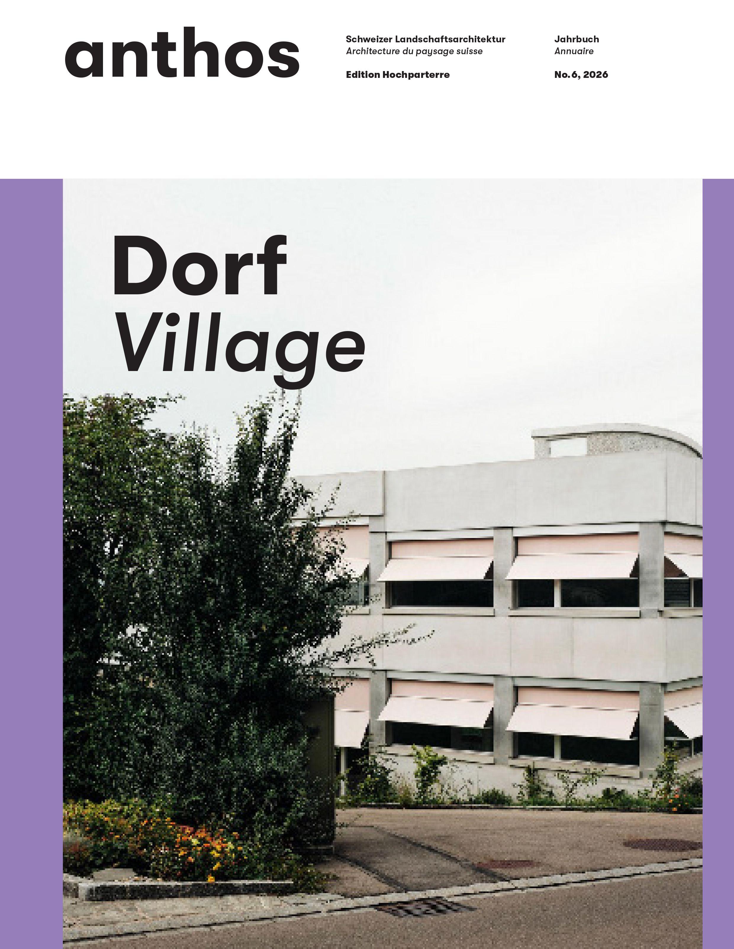 Vorderes Coverbild Anthos.