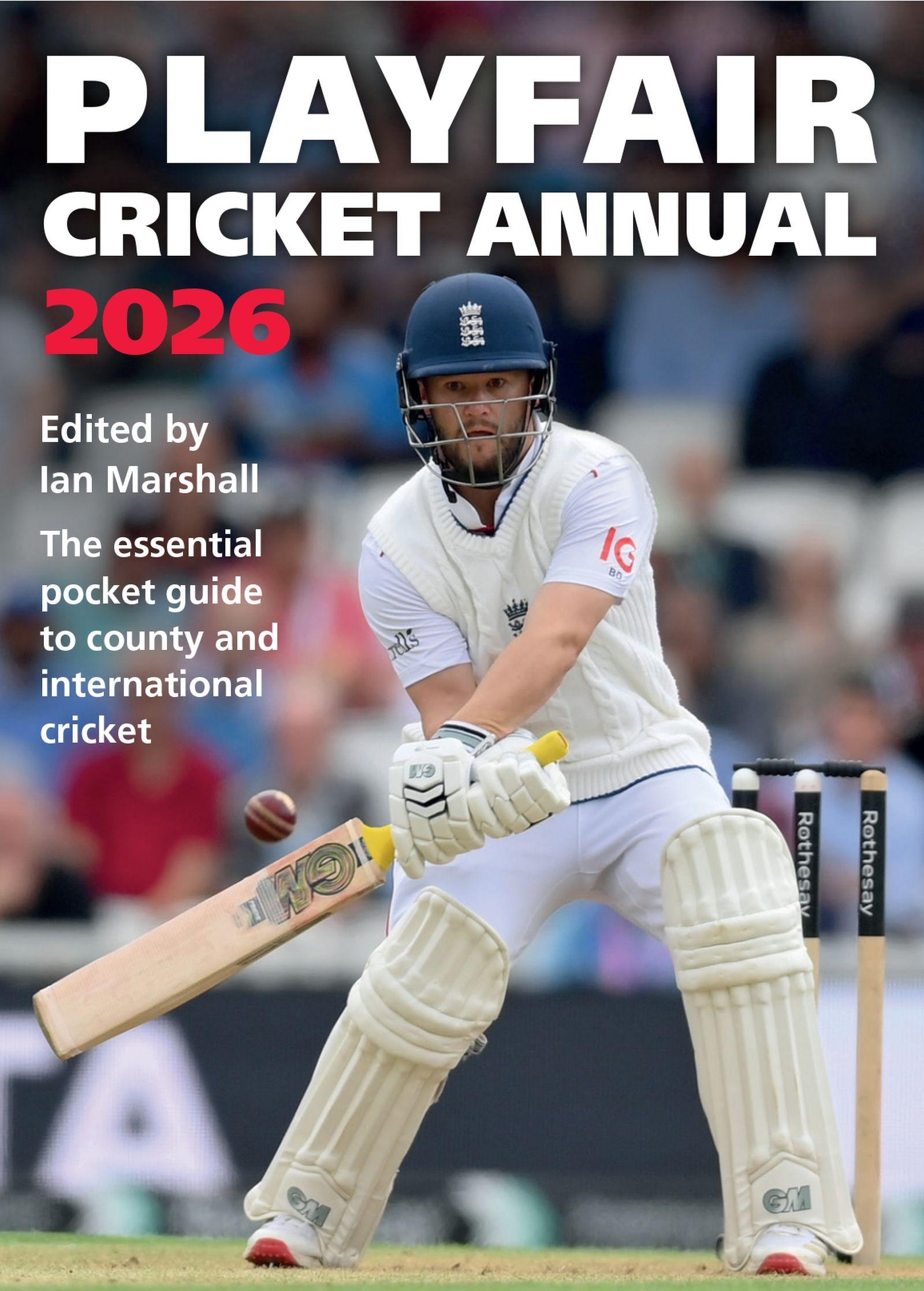 Vorderes Coverbild Playfair Cricket Annual 2026