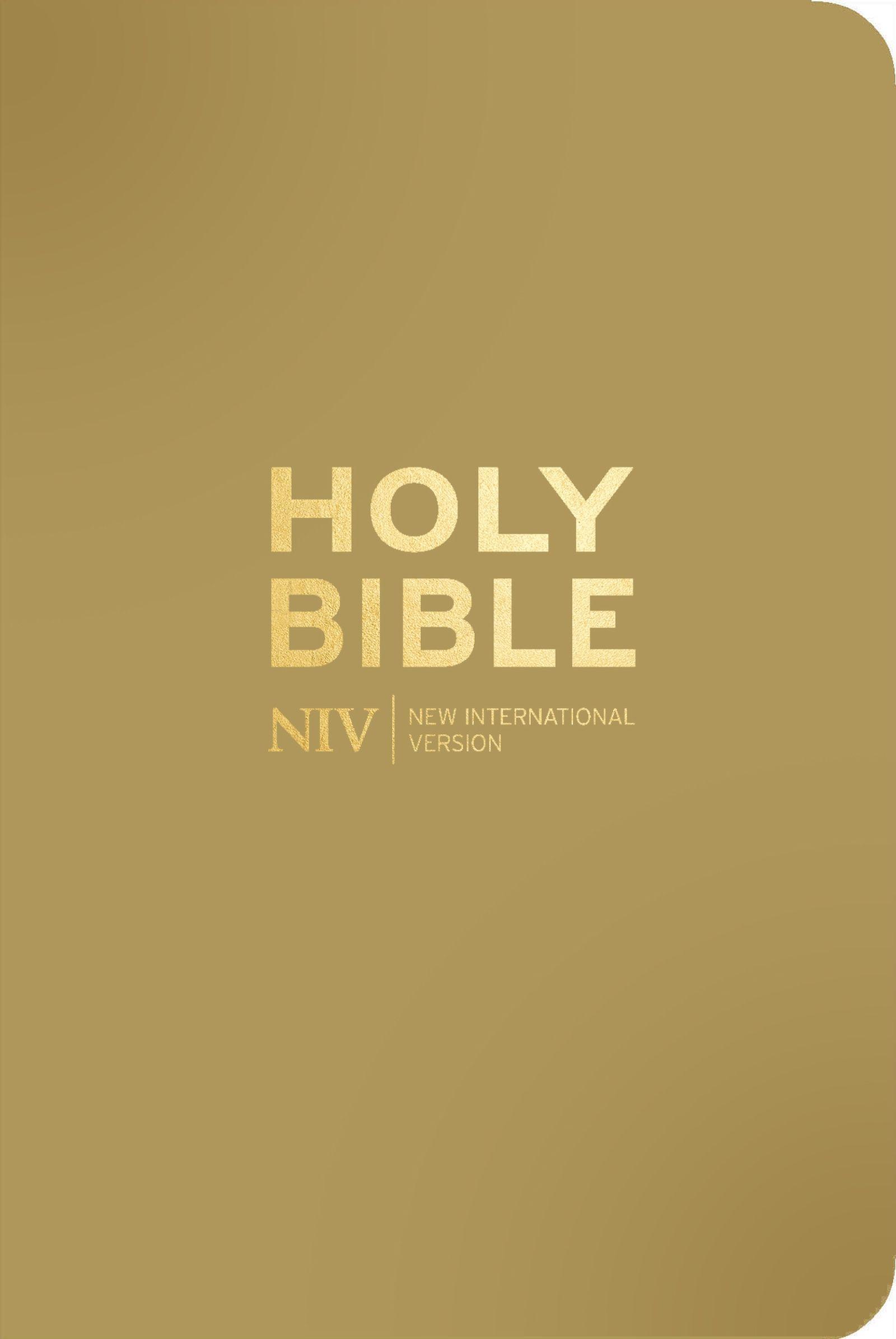 Vorderes Coverbild NIV Pocket Latte Bible with Gold Zip