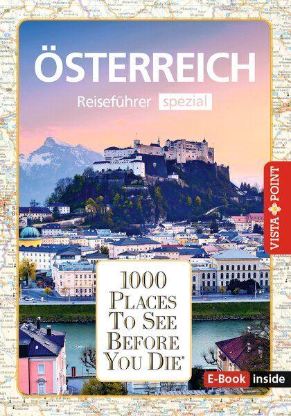Vorderes Coverbild Reiseführer Österreich. Stadtführer inklusive Ebook. Ausflugsziele, Sehenswürdigkeiten, Restaurant & Hotels uvm.