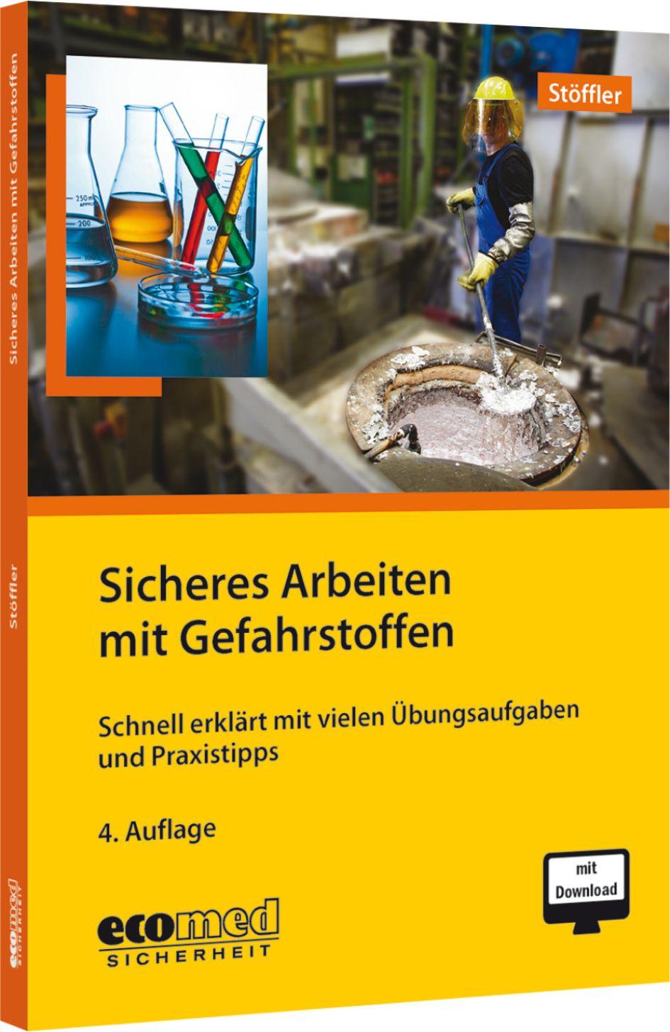 Vorderes Coverbild Sicheres Arbeiten mit Gefahrstoffen