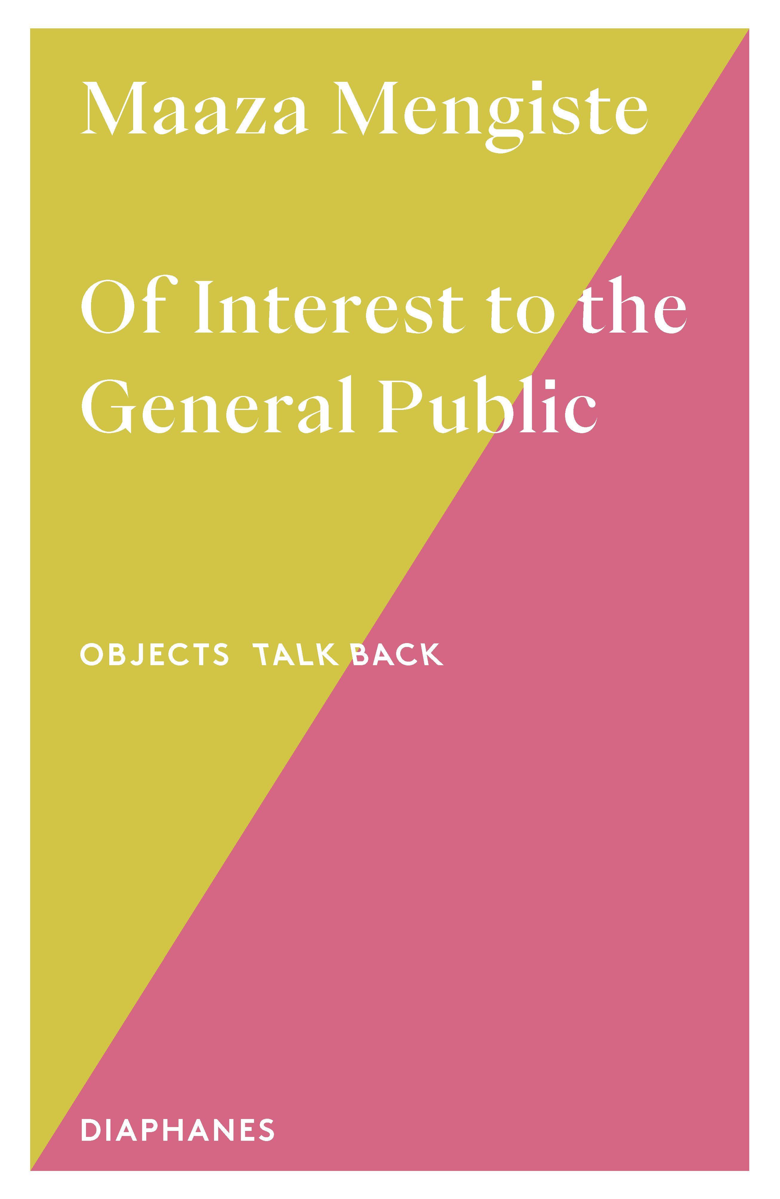 Vorderes Coverbild Of Interest to the General Public