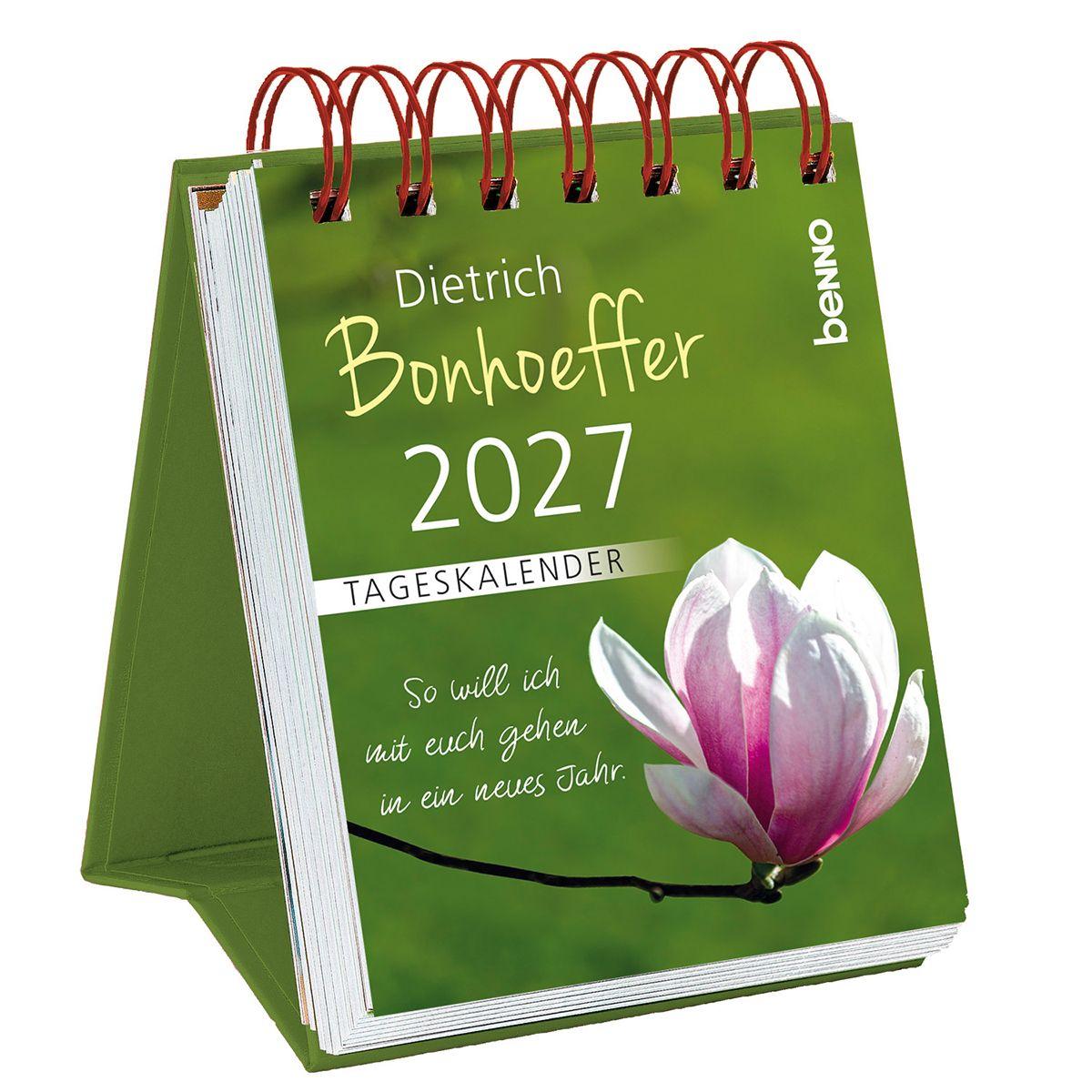 Beispielinhalt (Bild) Dietrich Bonhoeffer Tageskalender 2027