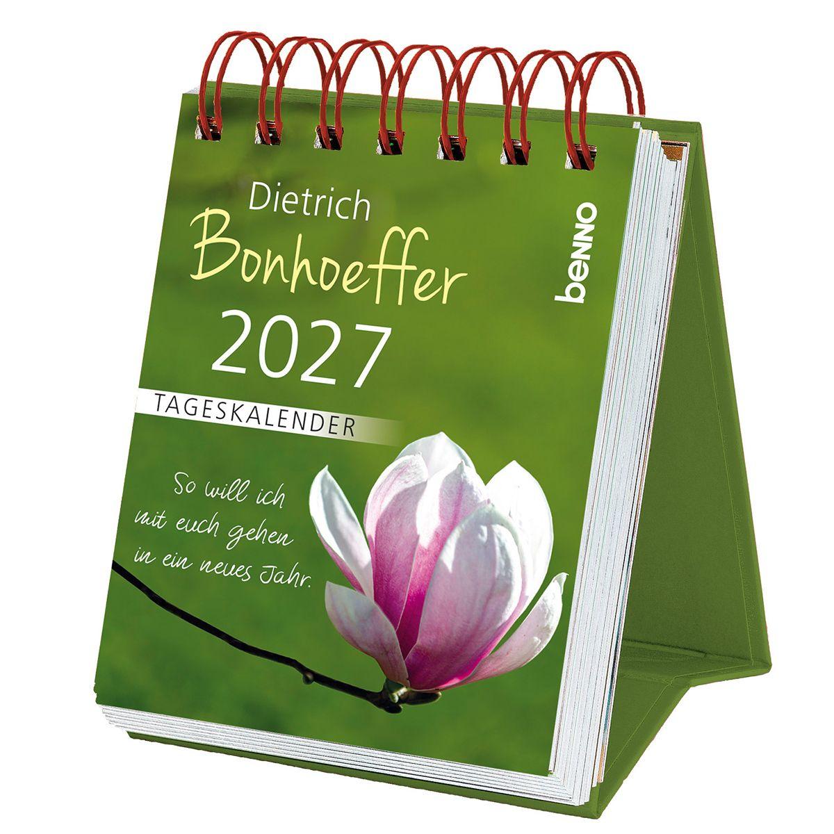 Vorderes Coverbild Dietrich Bonhoeffer Tageskalender 2027