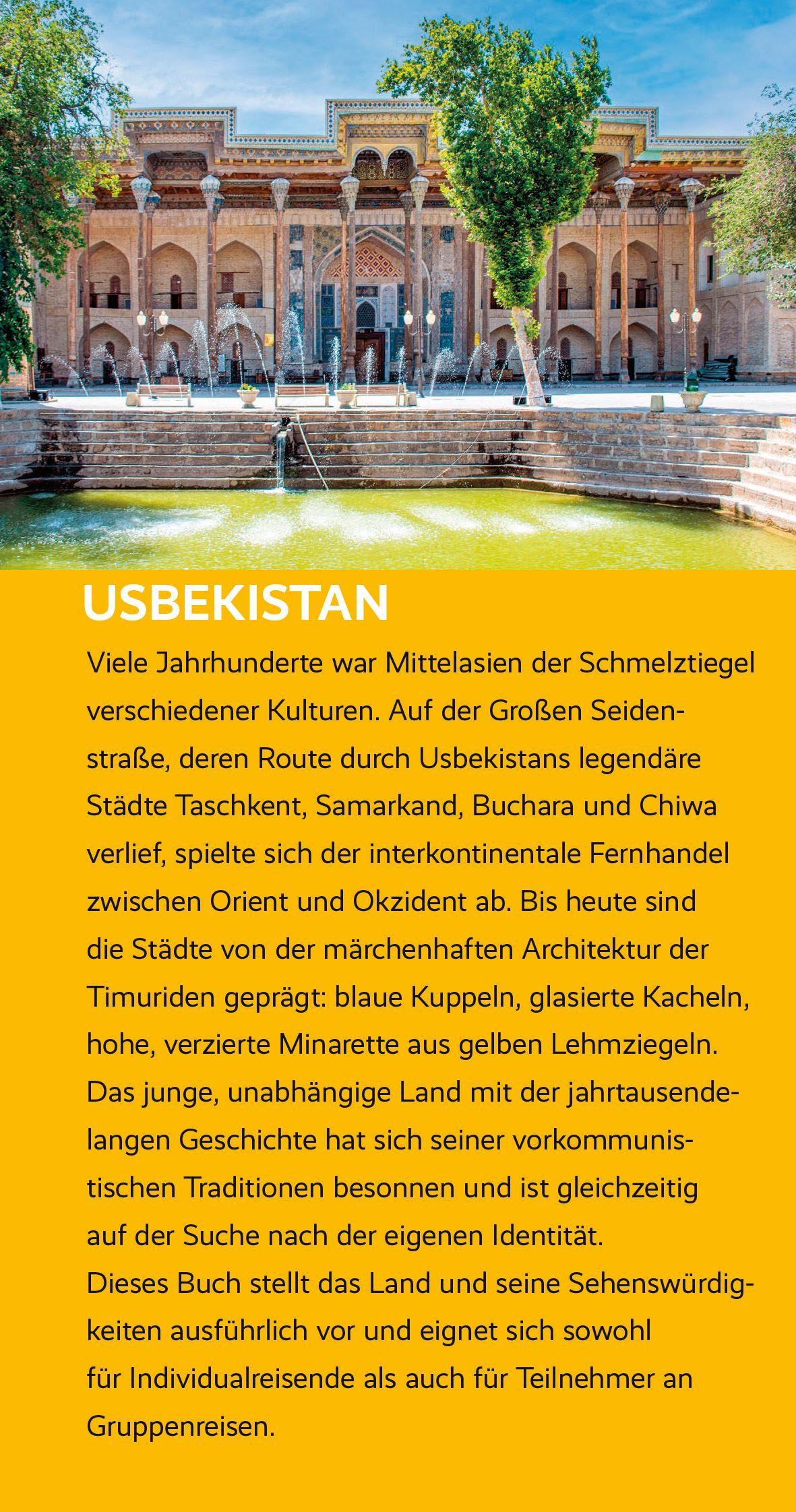 Beispielinhalt (Bild) TRESCHER Reiseführer Usbekistan