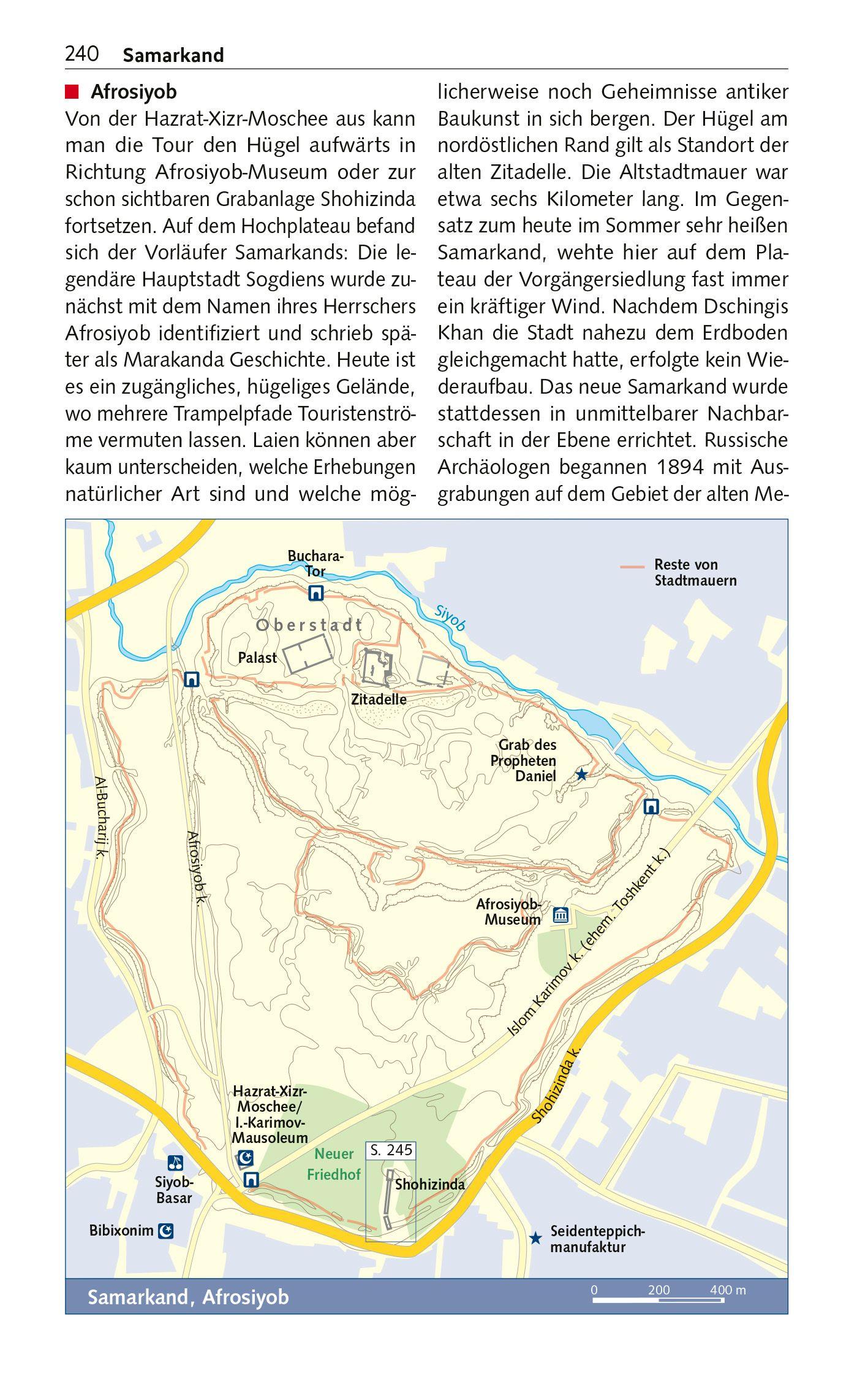 Beispielinhalt (Bild) TRESCHER Reiseführer Usbekistan