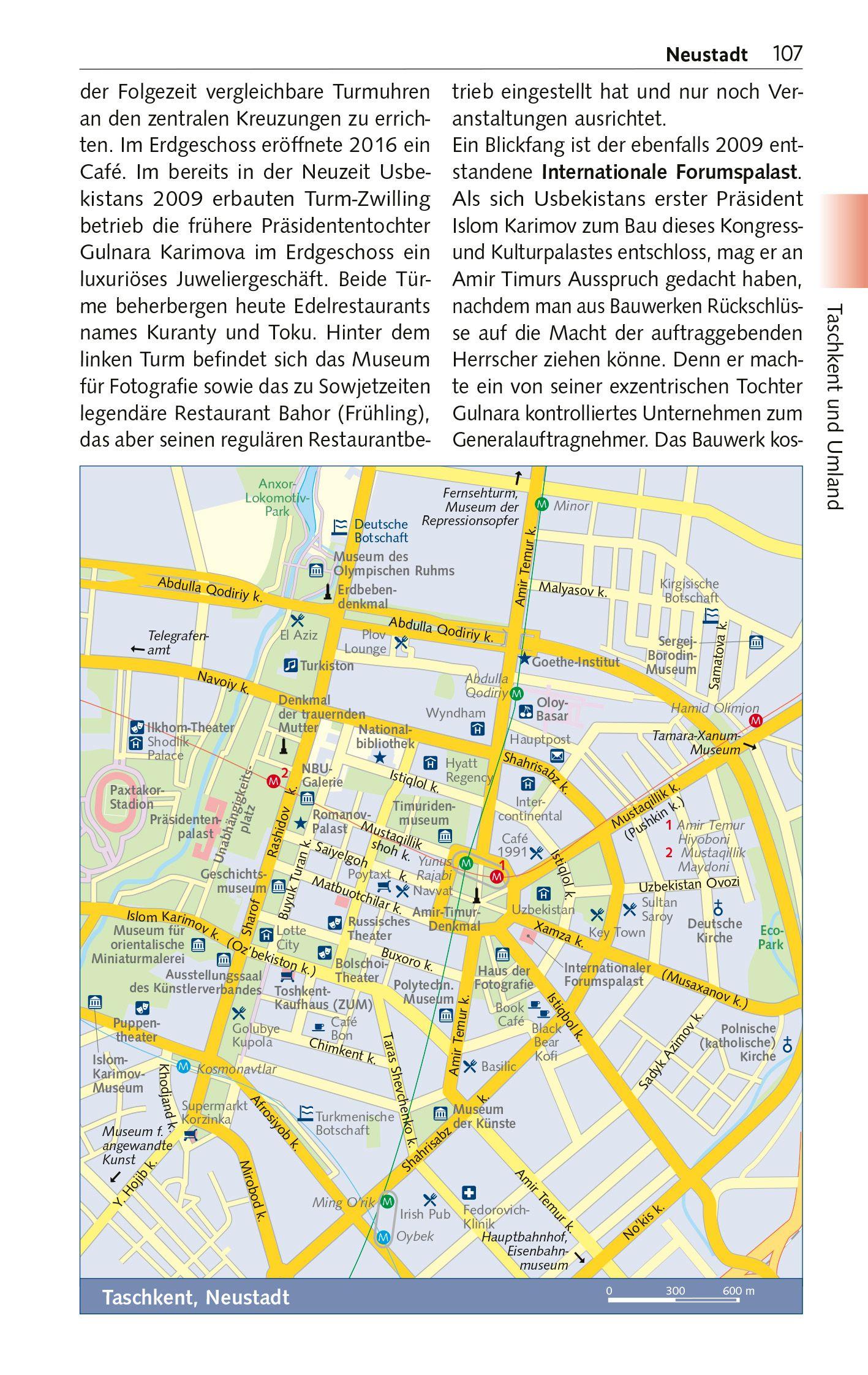 Beispielinhalt (Bild) TRESCHER Reiseführer Usbekistan