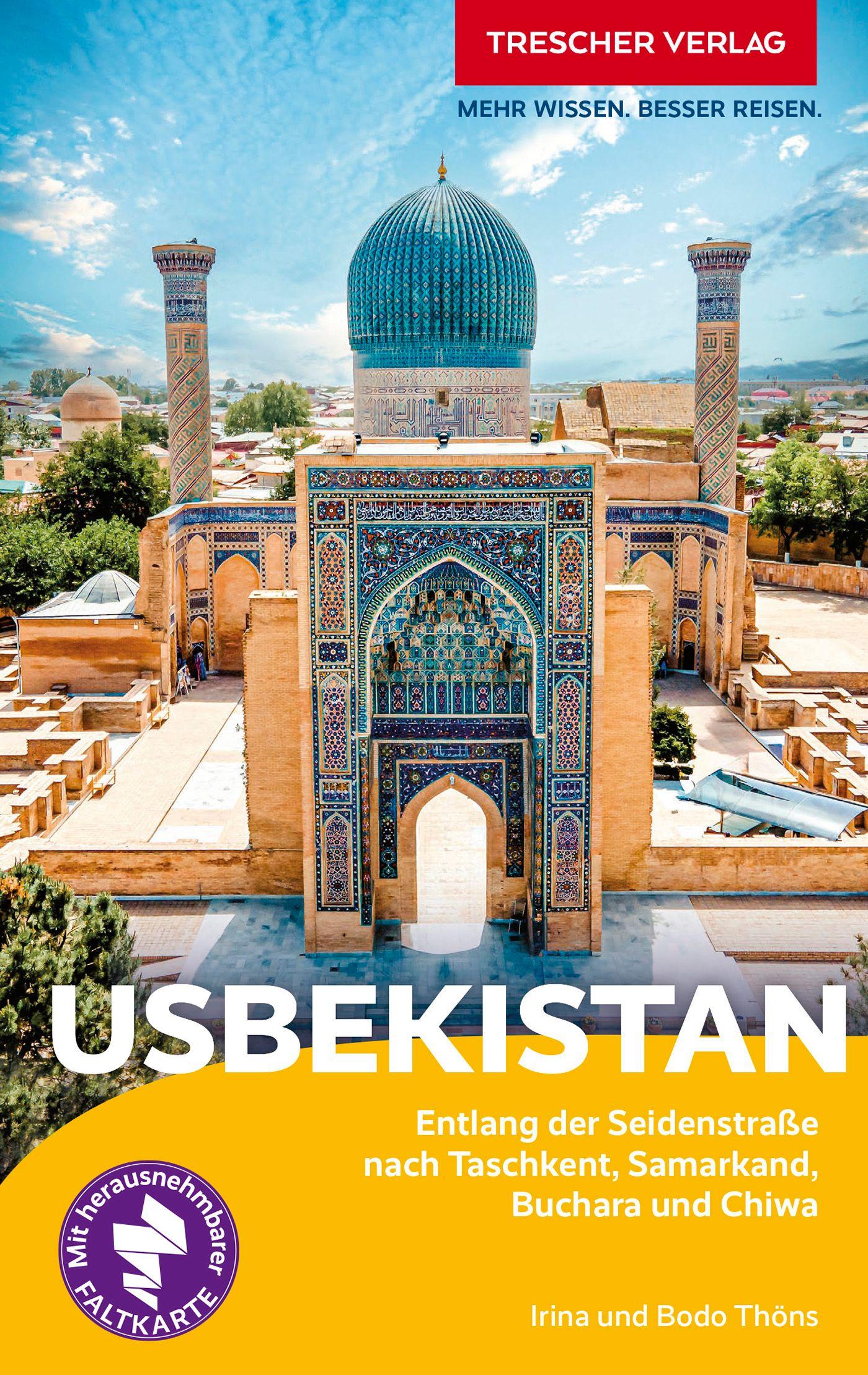 Vorderes Coverbild TRESCHER Reiseführer Usbekistan
