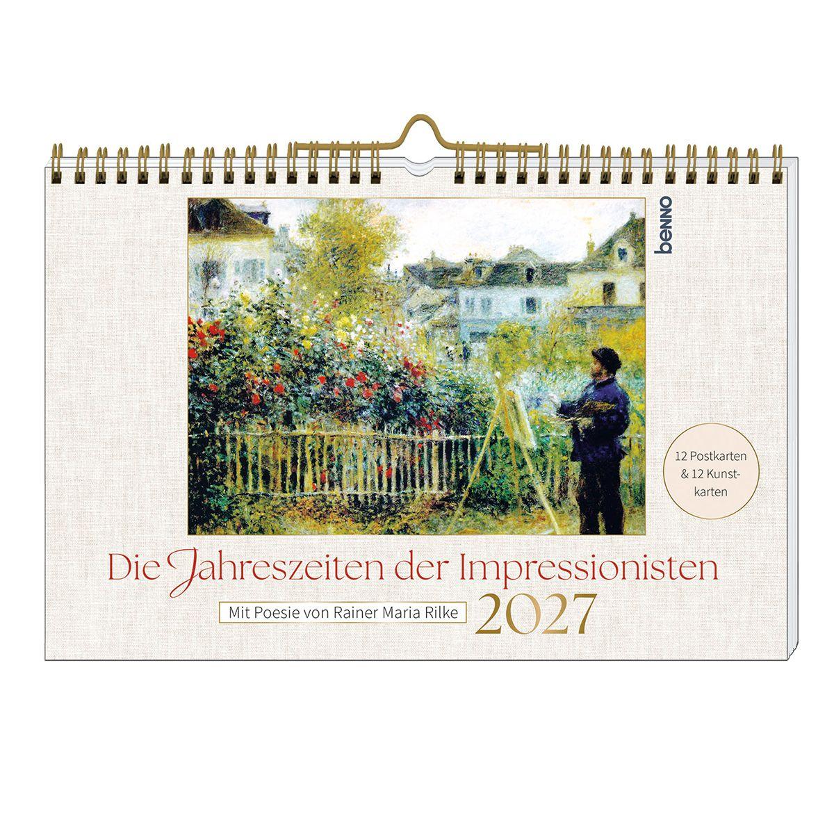 Vorderes Coverbild Die Jahreszeiten der Impressionisten 2027