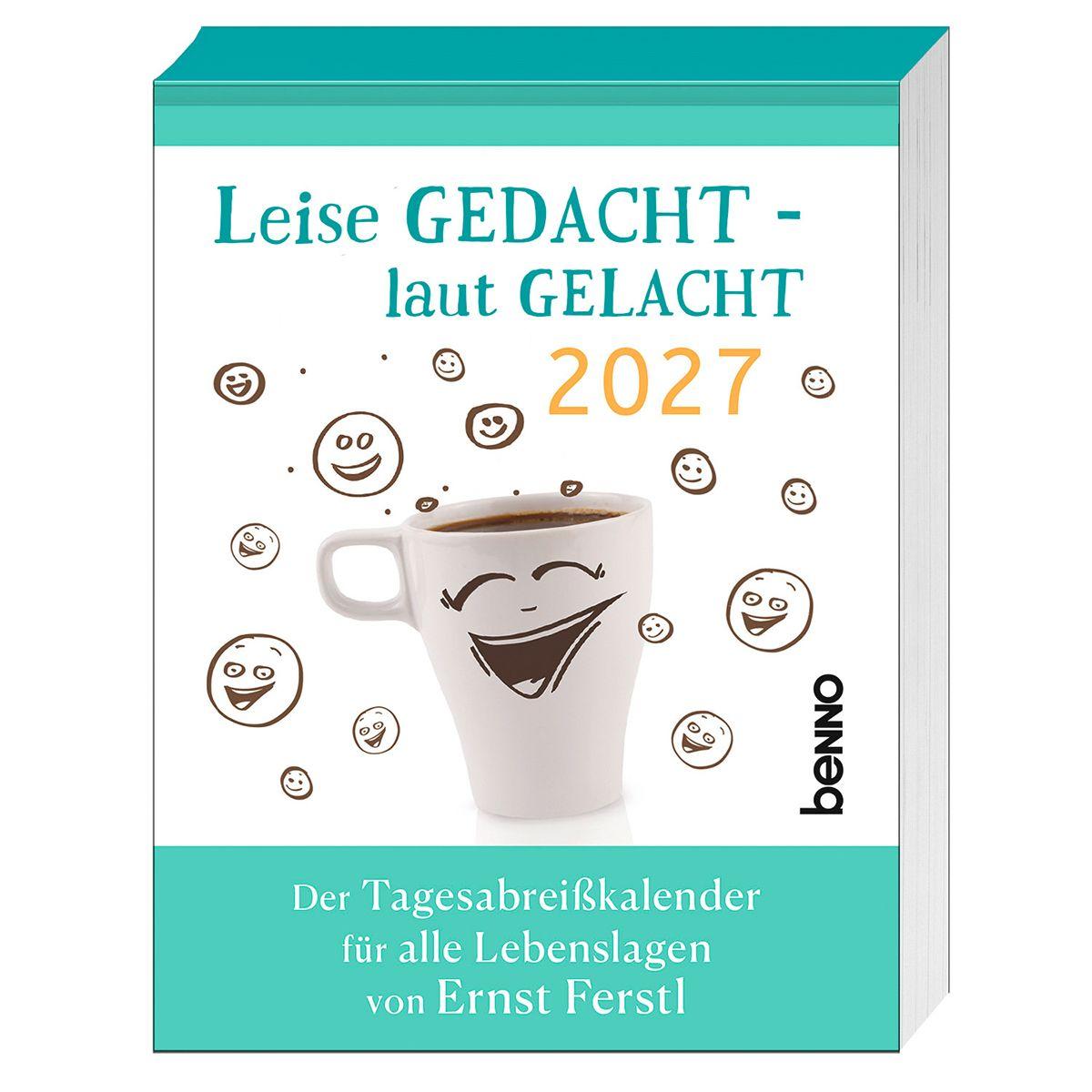 Vorderes Coverbild Leise gedacht - laut gelacht 2027