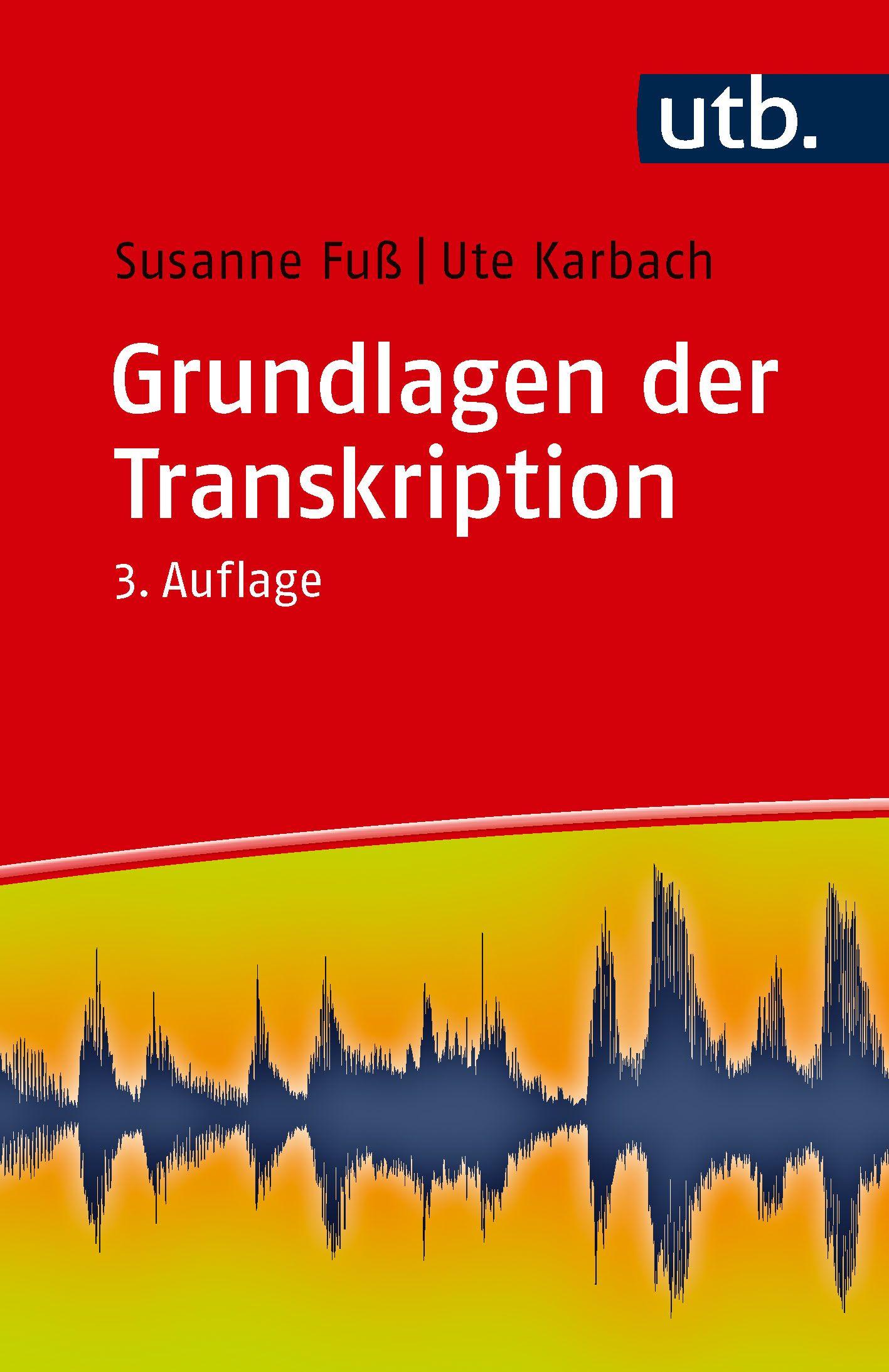 Vorderes Coverbild Grundlagen der Transkription