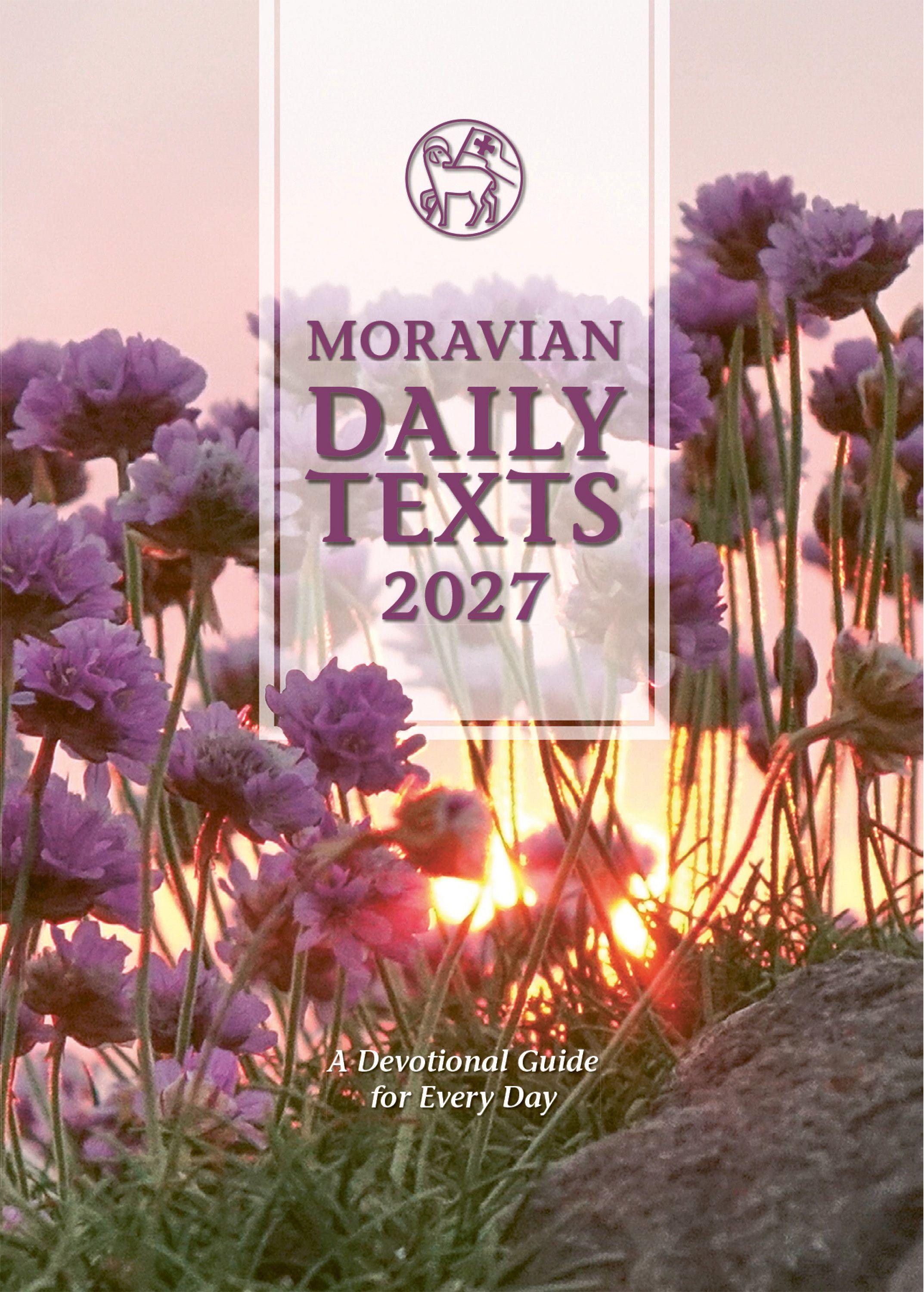 Vorderes Coverbild Moravian Daily Texts 2027