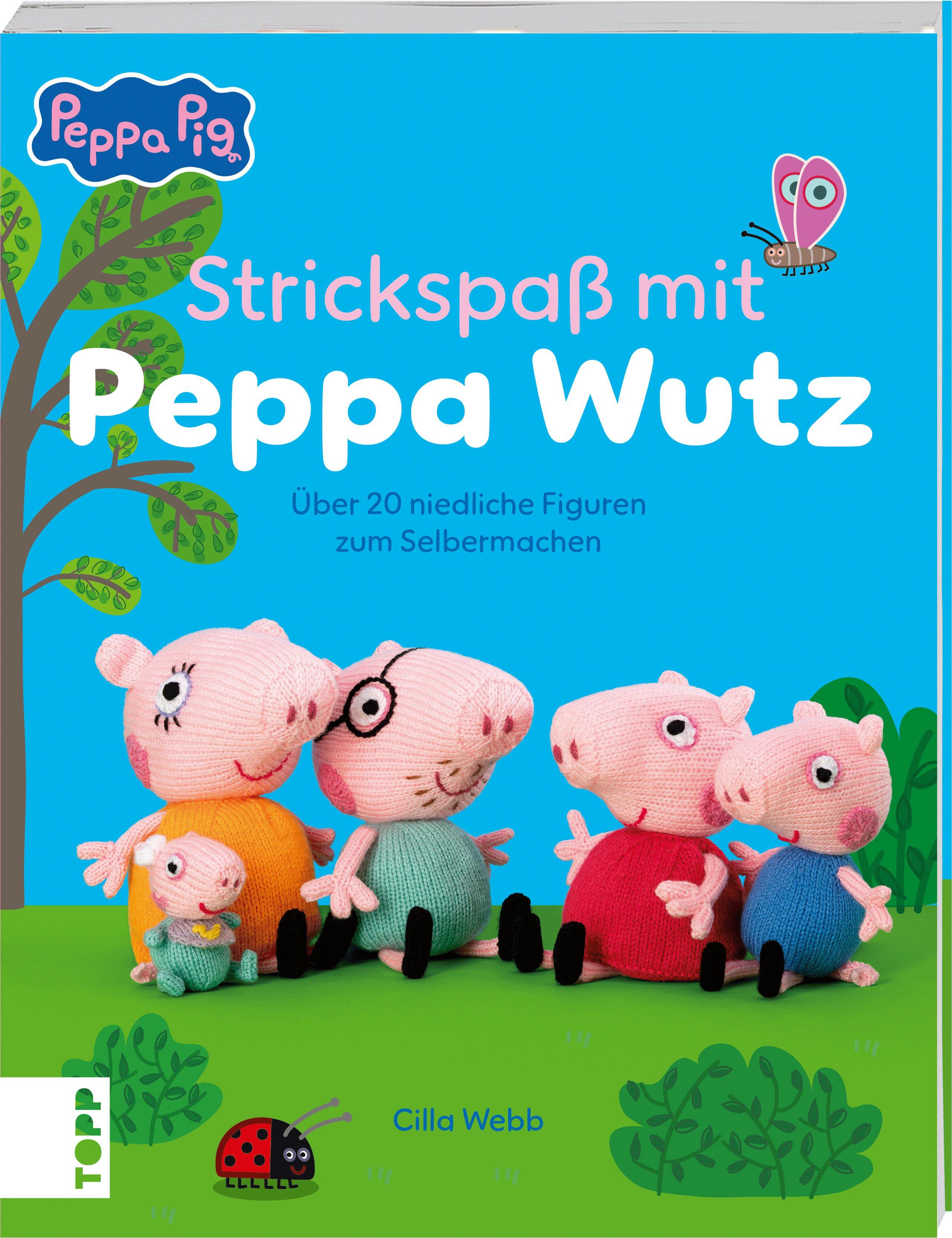 Vorderes Coverbild Strickspaß mit Peppa Wutz