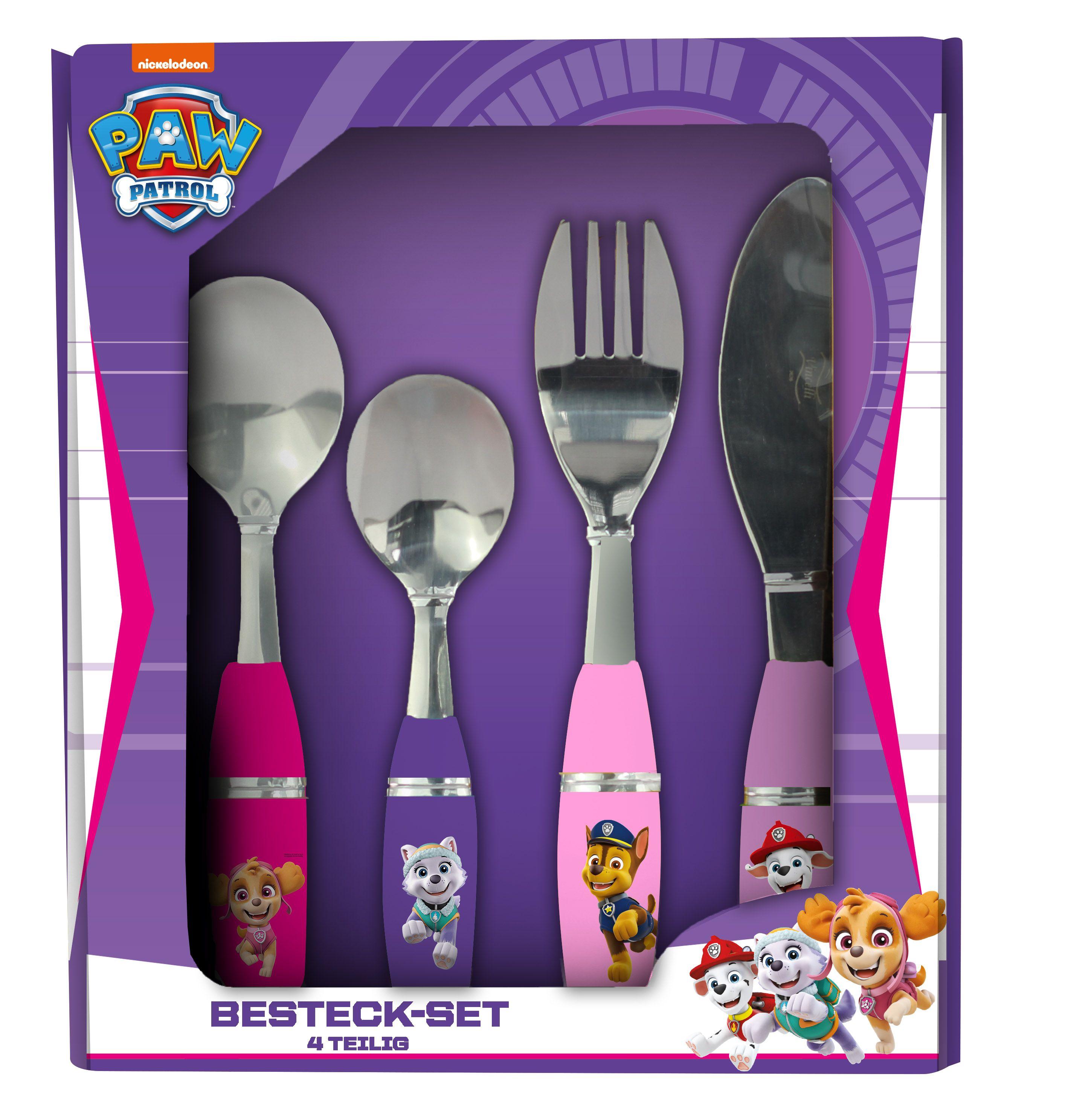 Vorderes Coverbild Paw Patrol Girl 4tlg ABS Besteckset