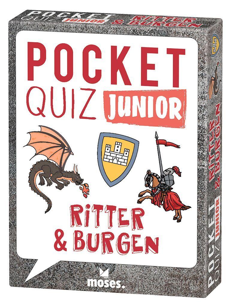Vorderes Coverbild Pocket Quiz junior Ritter und Burgen