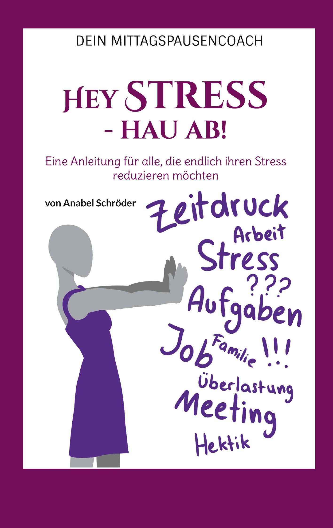 Vorderes Coverbild Hey Stress - hau ab!