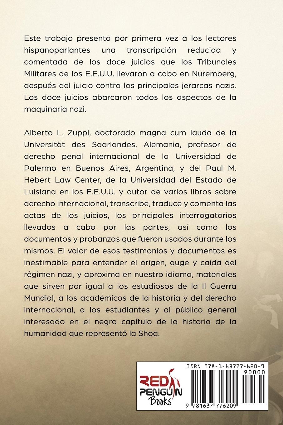 Rückseitencover Los Otros Juicios de Nuremberg, V. 2 (Capítulo Séptimo - Noveno)