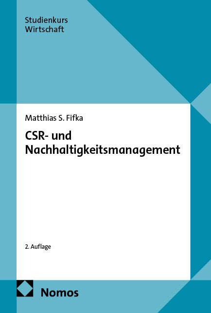 Vorderes Coverbild CSR- und Nachhaltigkeitsmanagement