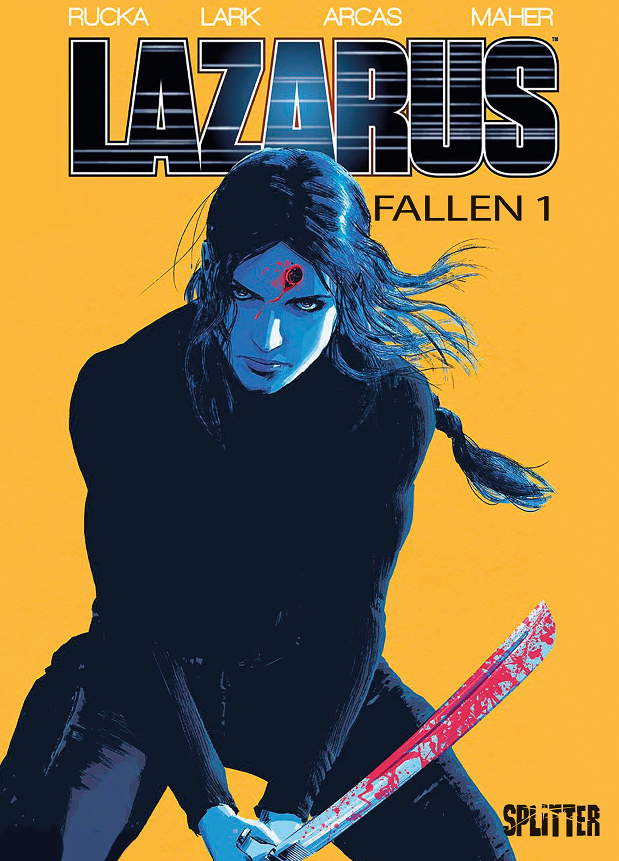 Vorderes Coverbild Lazarus Fallen. Band 1