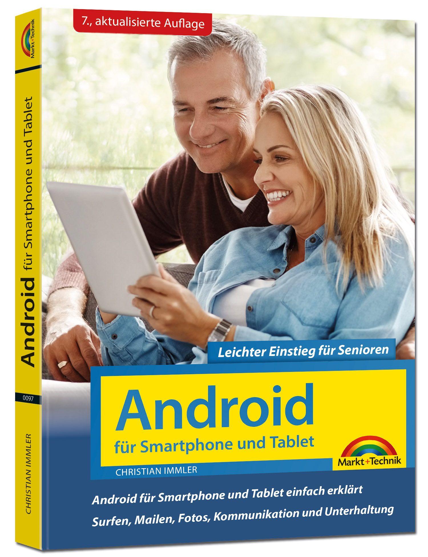 Vorderes Coverbild Android für Smartphone & Tablet - Leichter Einstieg für Senioren