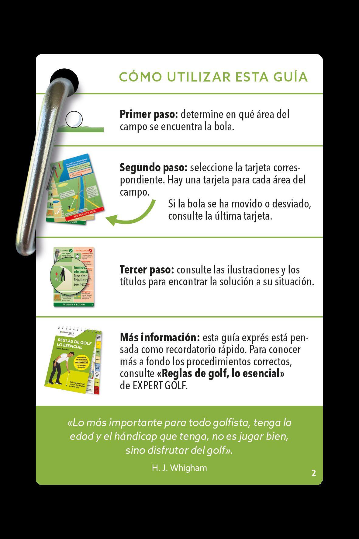 Beispielinhalt (Bild) Reglas de golf EXPRÉS