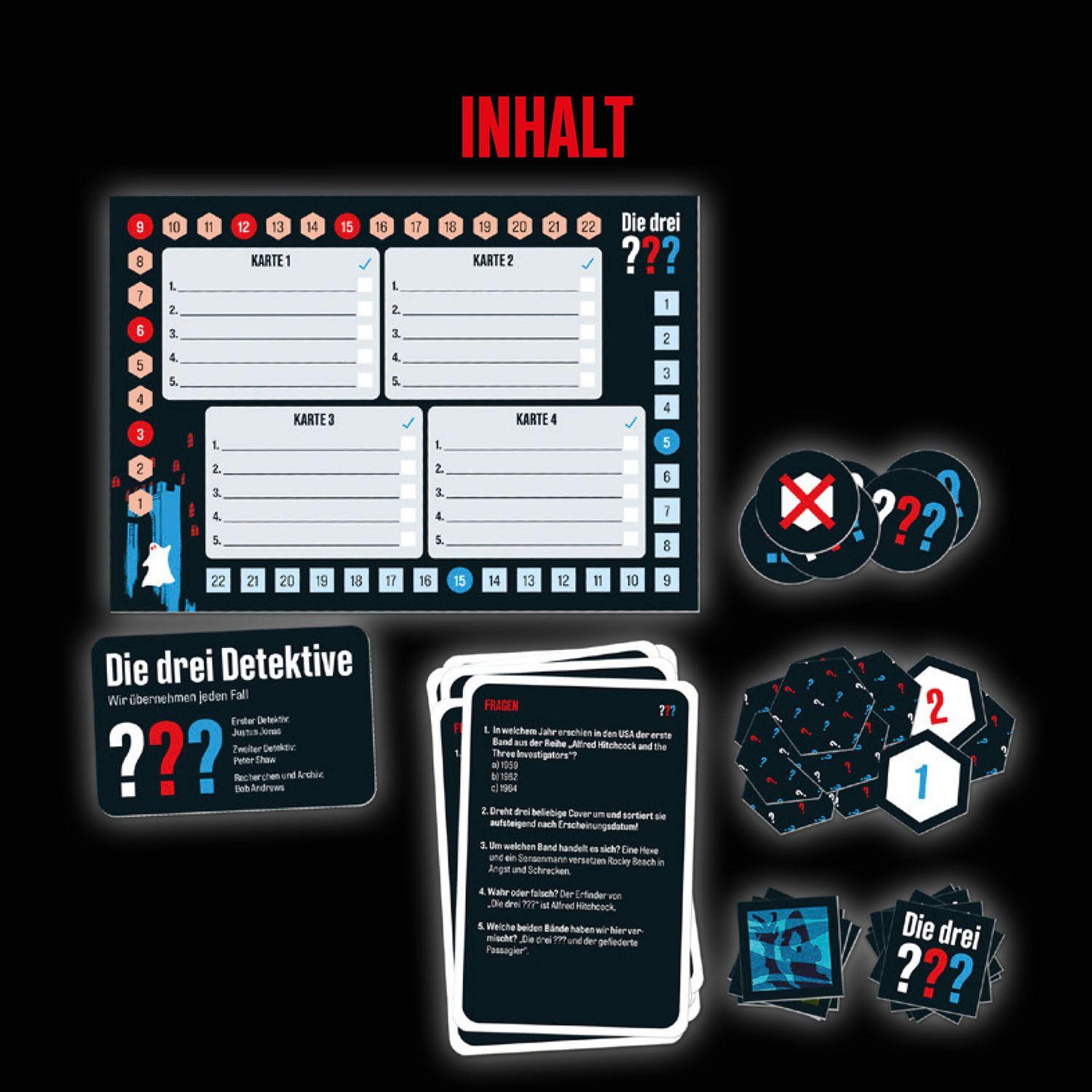 Beispielinhalt (Bild) Die drei ??? - Das kooperative Fan Quiz