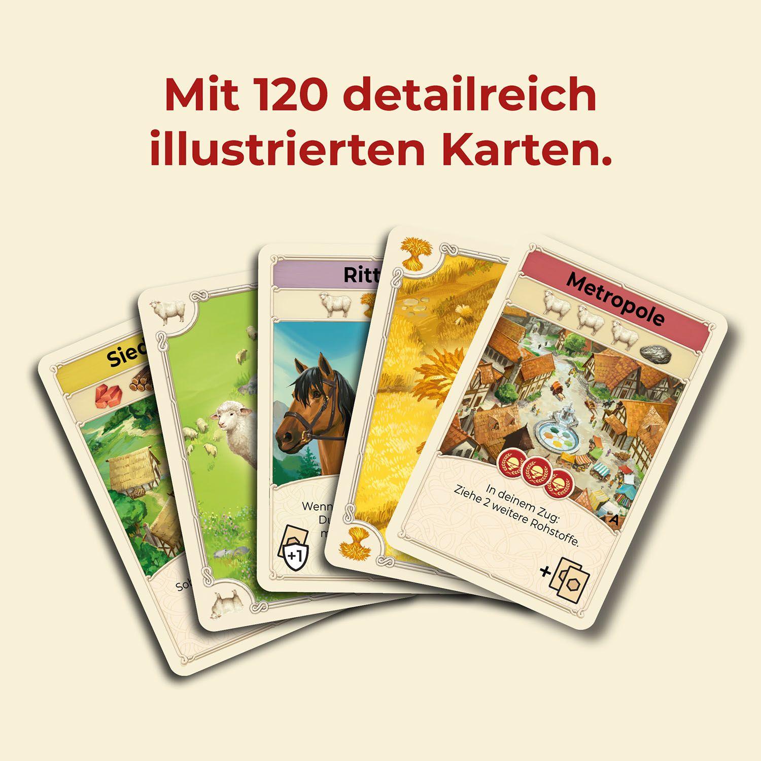 Beispielinhalt (Bild) CATAN - Das Kartenspiel