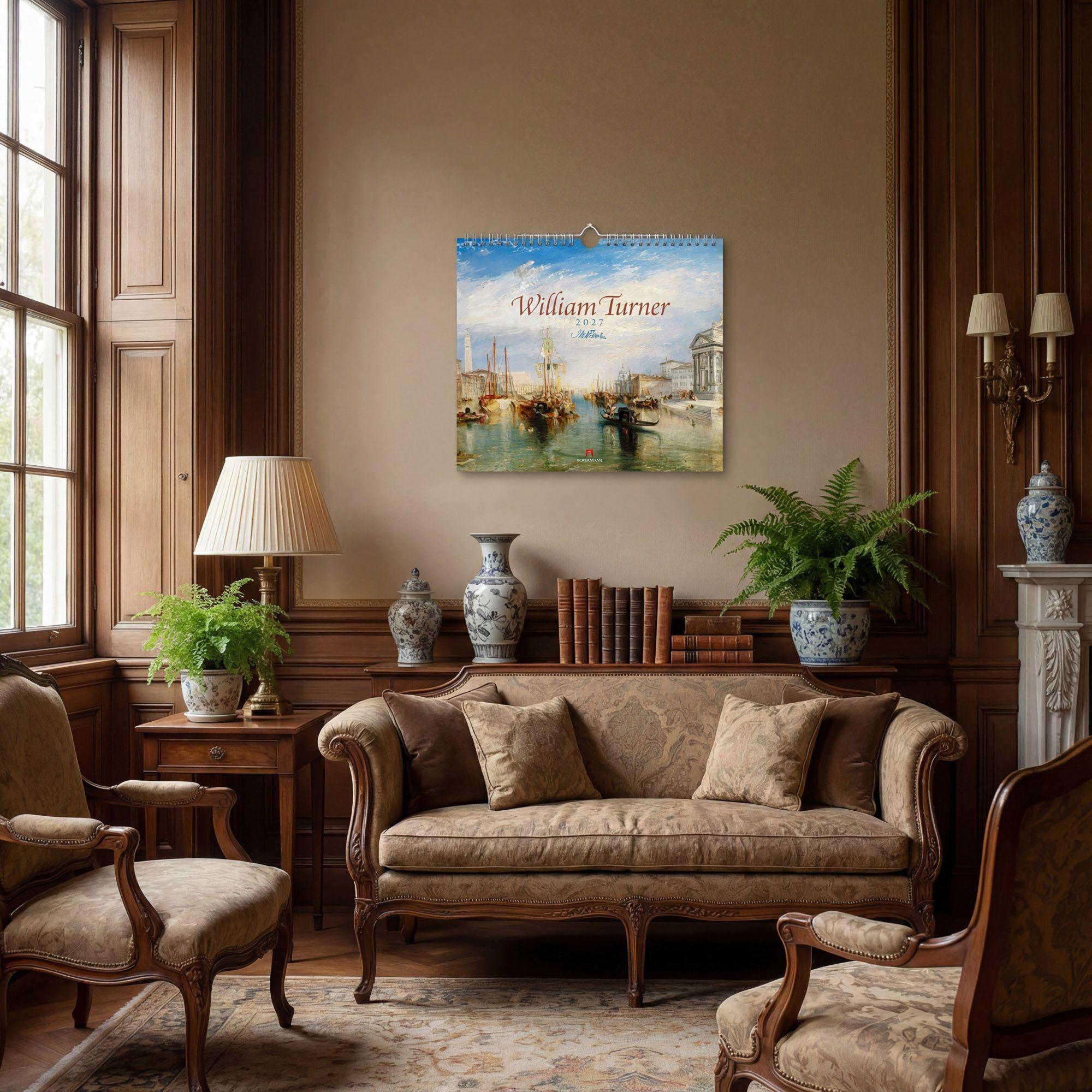 Beispielinhalt (Bild) William Turner Kalender 2027