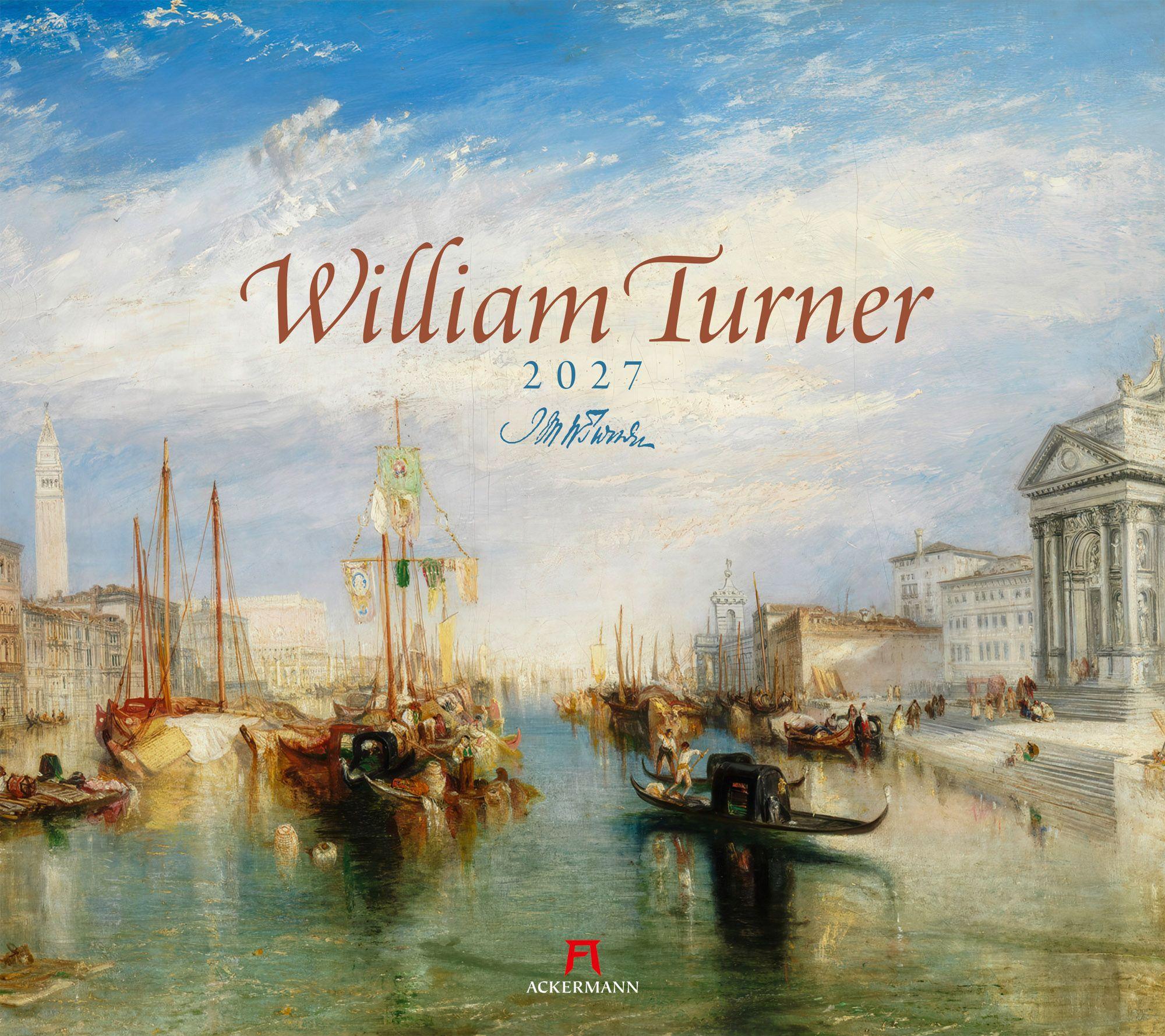 Vorderes Coverbild William Turner Kalender 2027