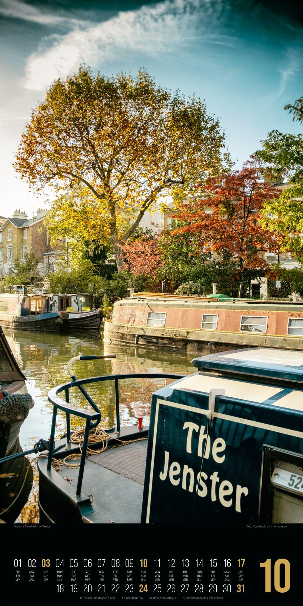 Beispielinhalt (Bild) Inside London Kalender 2027